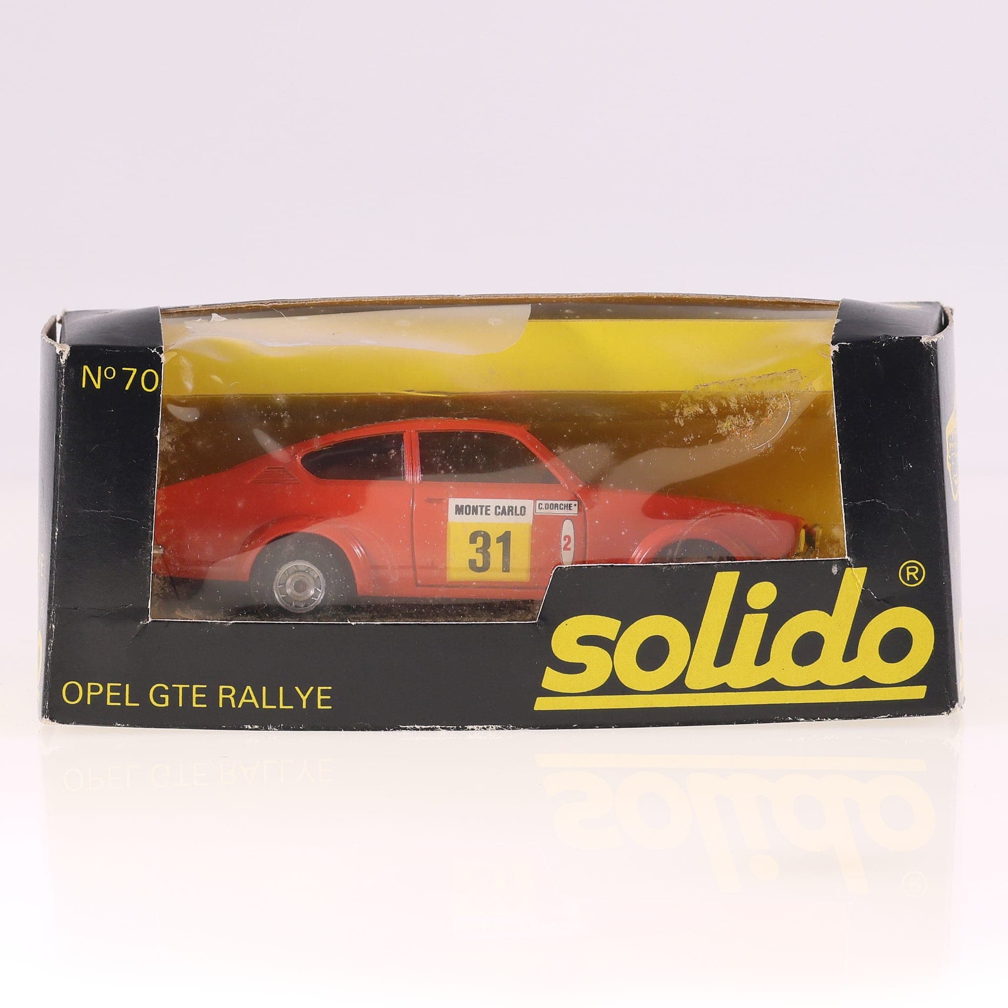 Solido n° 70 Opel GTE Rallye #31 1/43 Avec autocollants — miniature 3