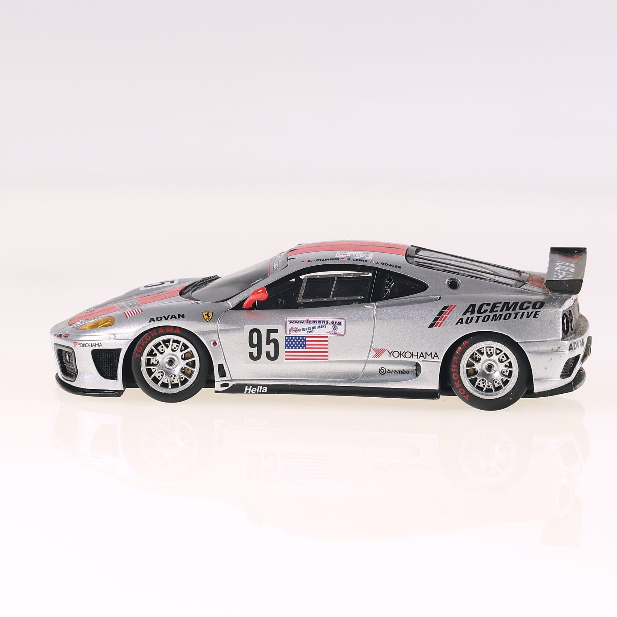 Red Line n° 95 Ferrari F360 Modena GT LM 2003 #95 1/43  — miniature 2