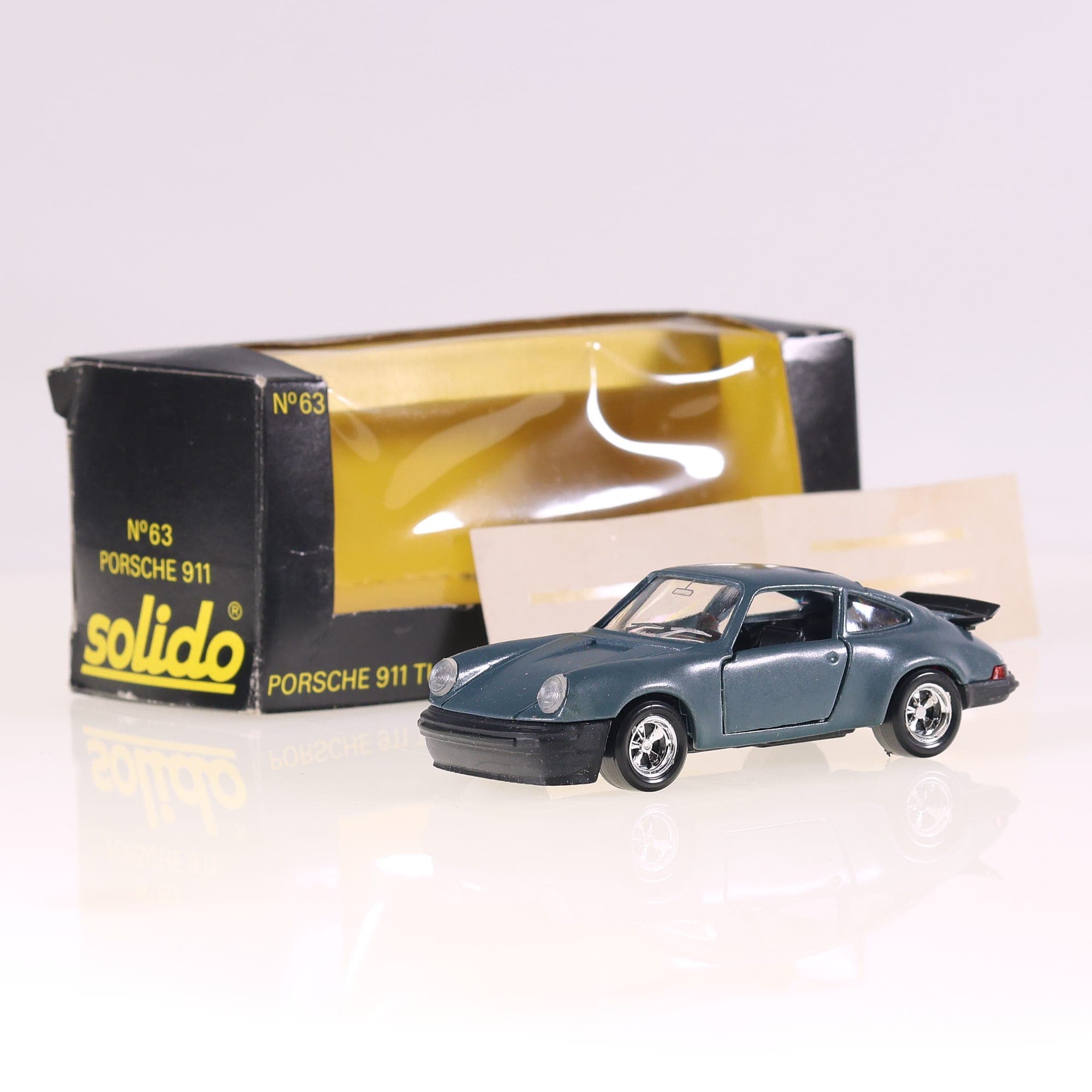 Solido n° 63 Porsche Turbo 911 1/43  — photo 1