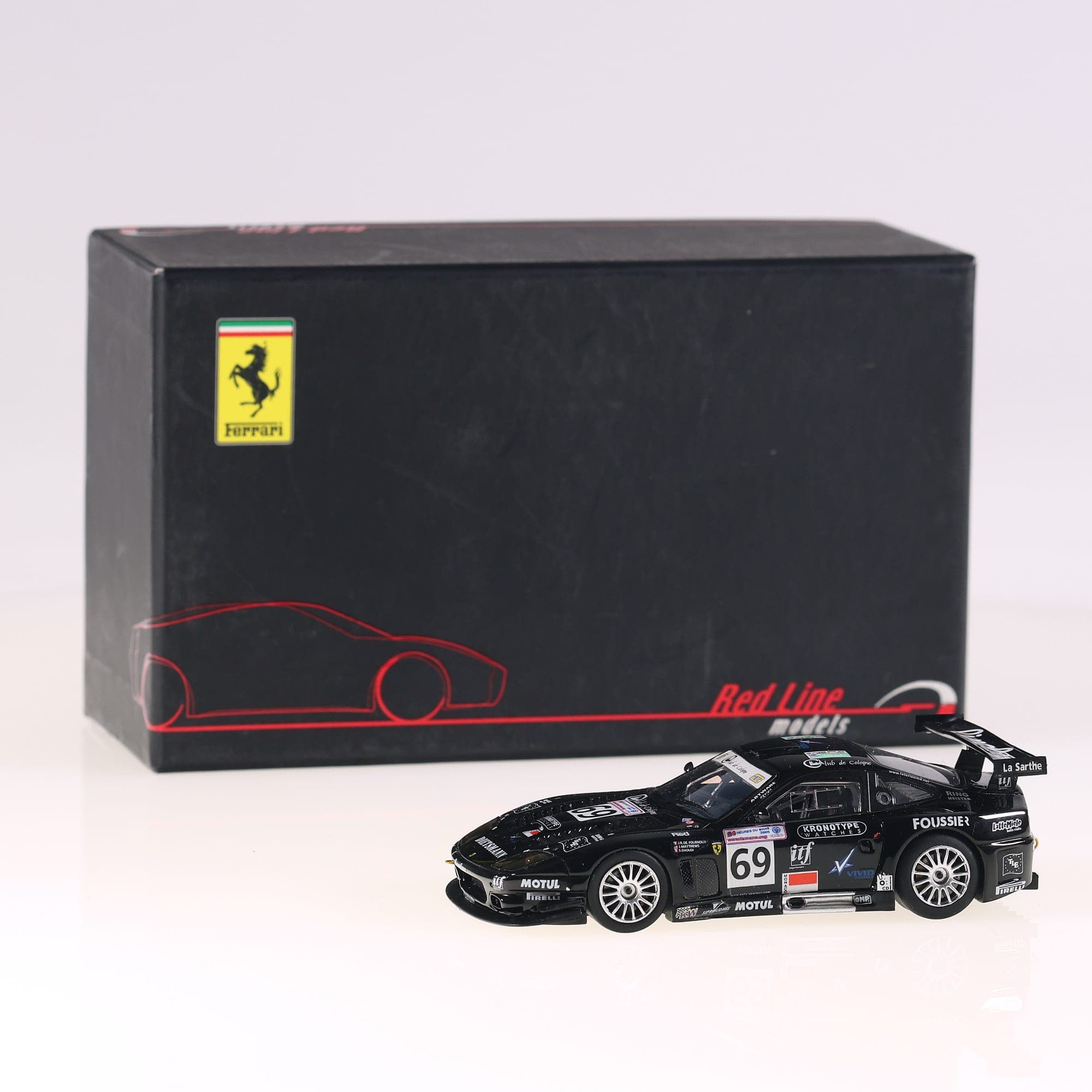 Red Line Models RL054 Ferrari F575 GTC Racing #69 JMB Racing Le Mans 2005 1/43 N — photo 1