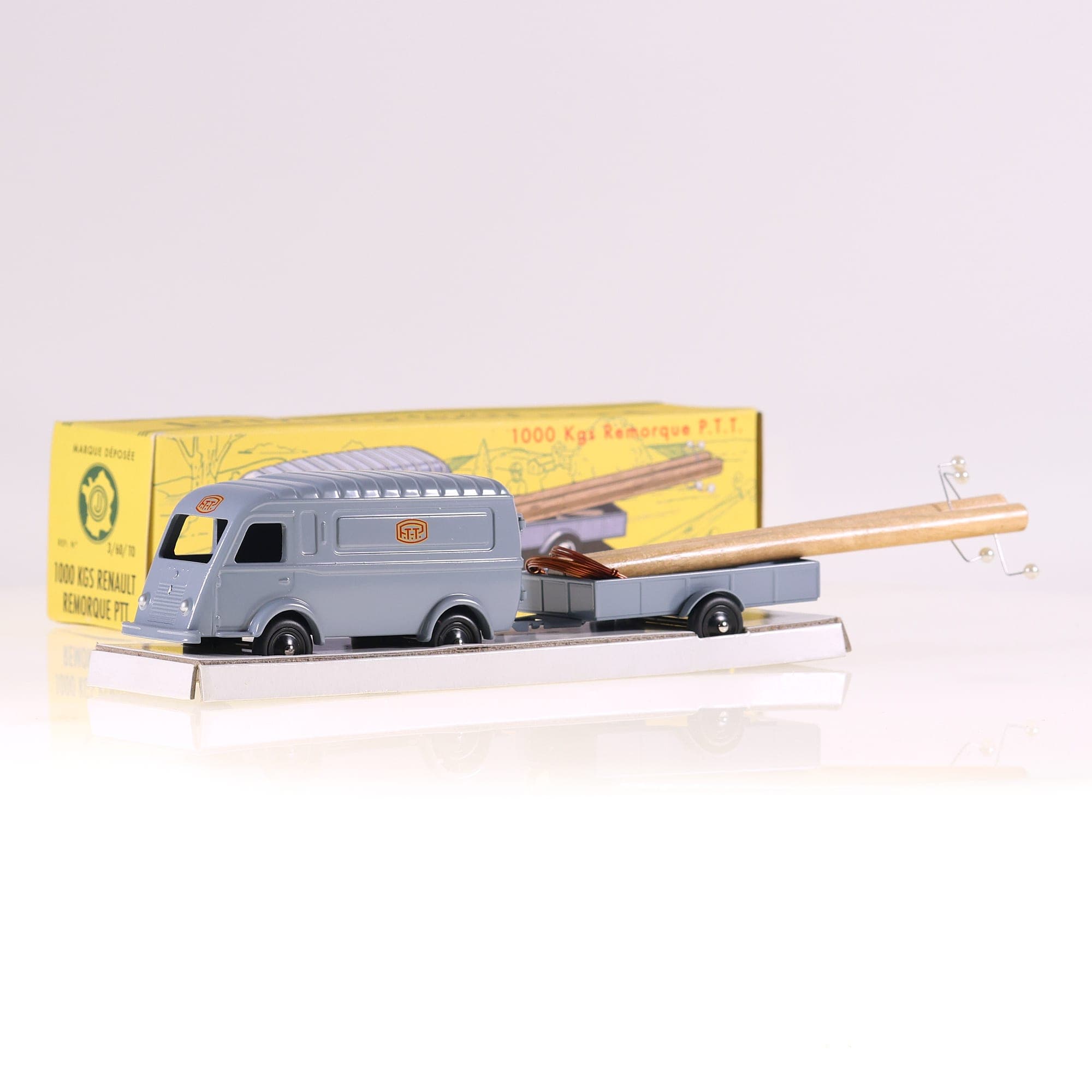 CIJ Renault 1000 kgs remorque PTT  Gris neuf avec boîte — photo 1