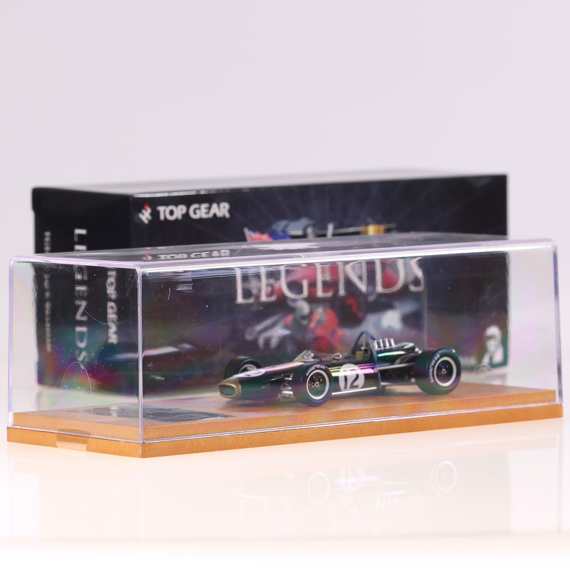 Top Gear Legends Repco Brabham BT19 #12 winner 1966 1/43 Vert neuf avec boîte — photo 1