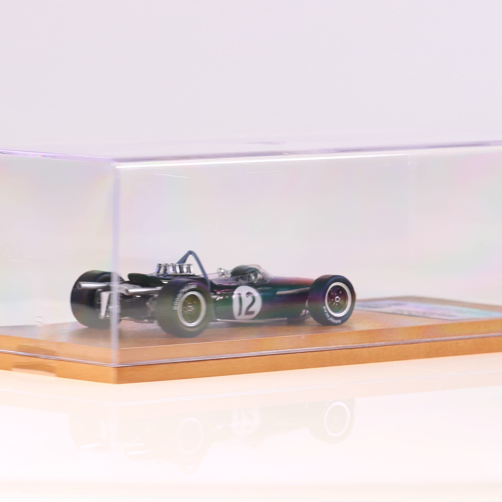 Top Gear Legends Repco Brabham BT19 #12 winner 1966 1/43 Vert neuf avec boîte — miniature 6