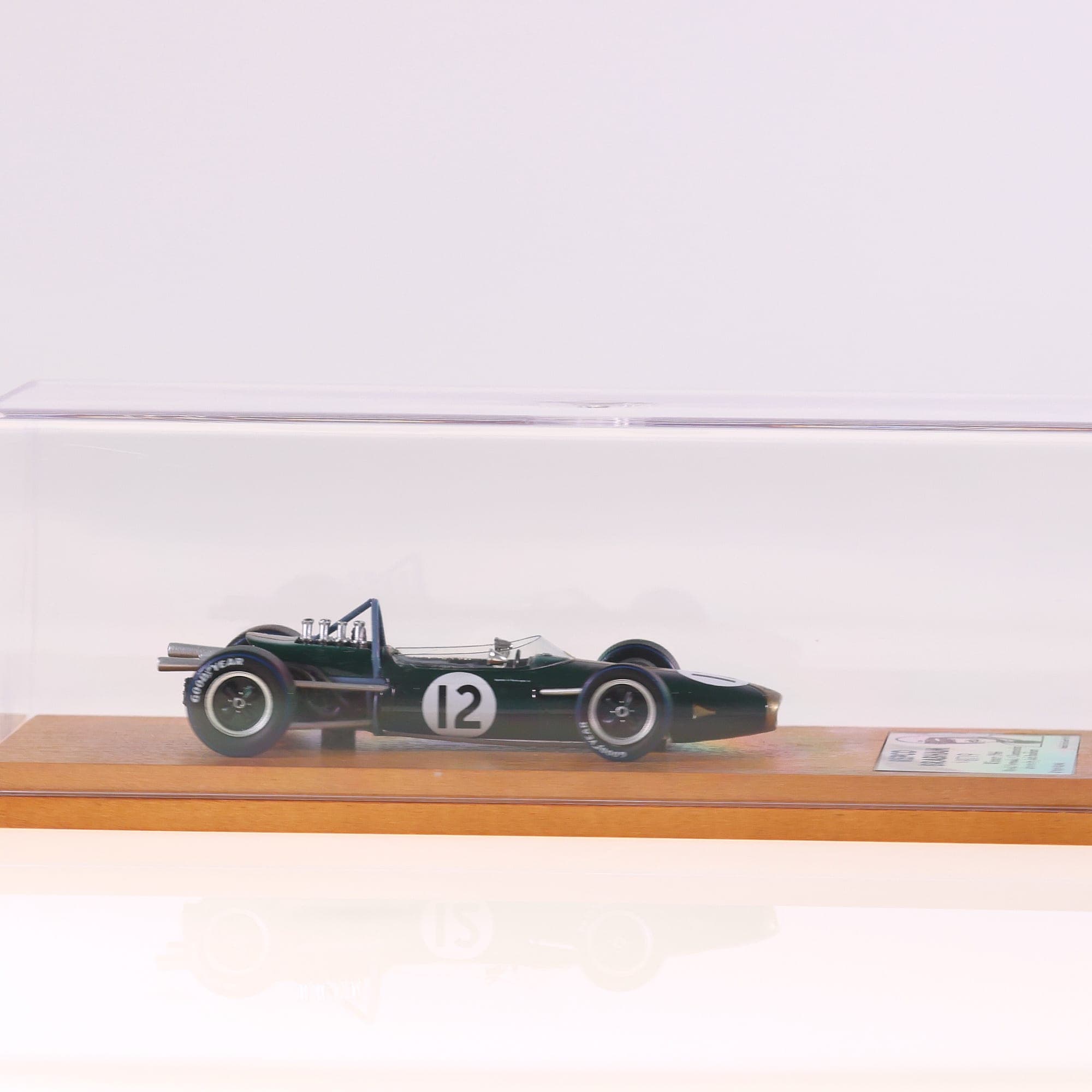 Top Gear Legends Repco Brabham BT19 #12 winner 1966 1/43 Vert neuf avec boîte — miniature 7
