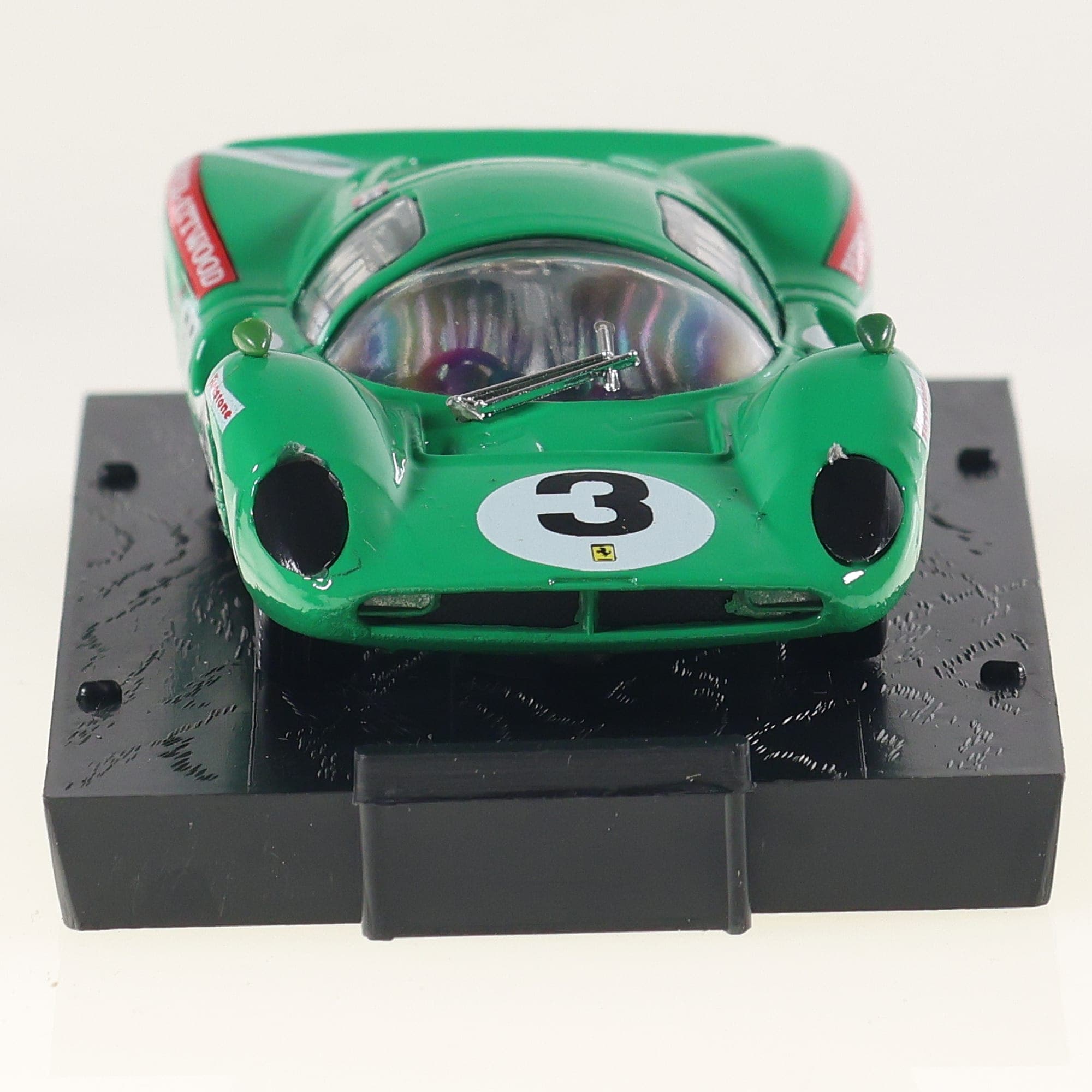 Brumm S 013 Ferrari 330 P3 HP 420 1966 #3 1/43 Vert avec boîte — miniature 13