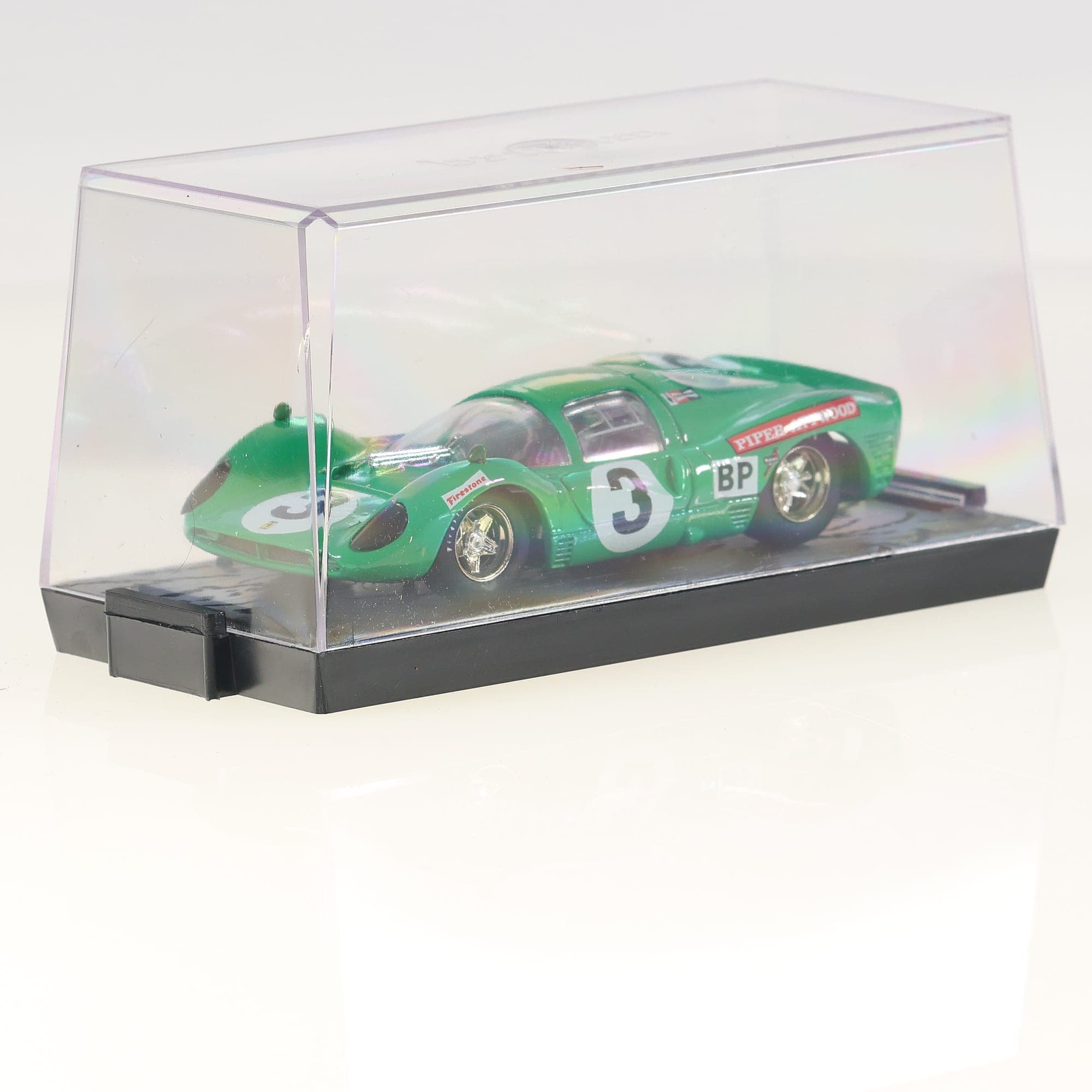 Brumm S 013 Ferrari 330 P3 HP 420 1966 #3 1/43 Vert avec boîte — miniature 15