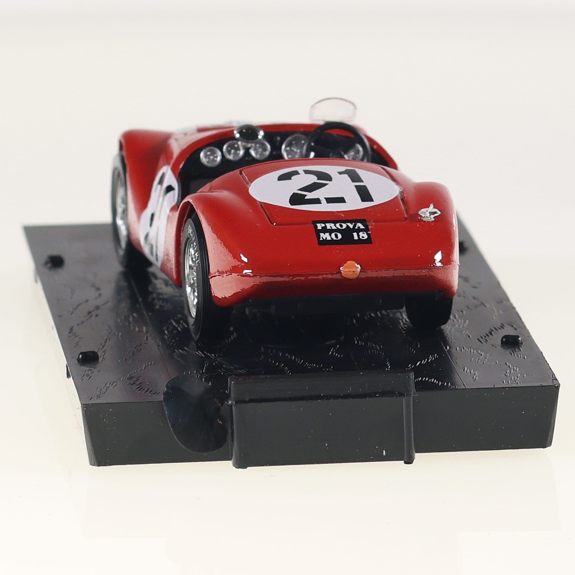 Brumm r183 Ferrari 125 S HP 100 1947 #21 1/43 Rouge avec boîte — miniature 9