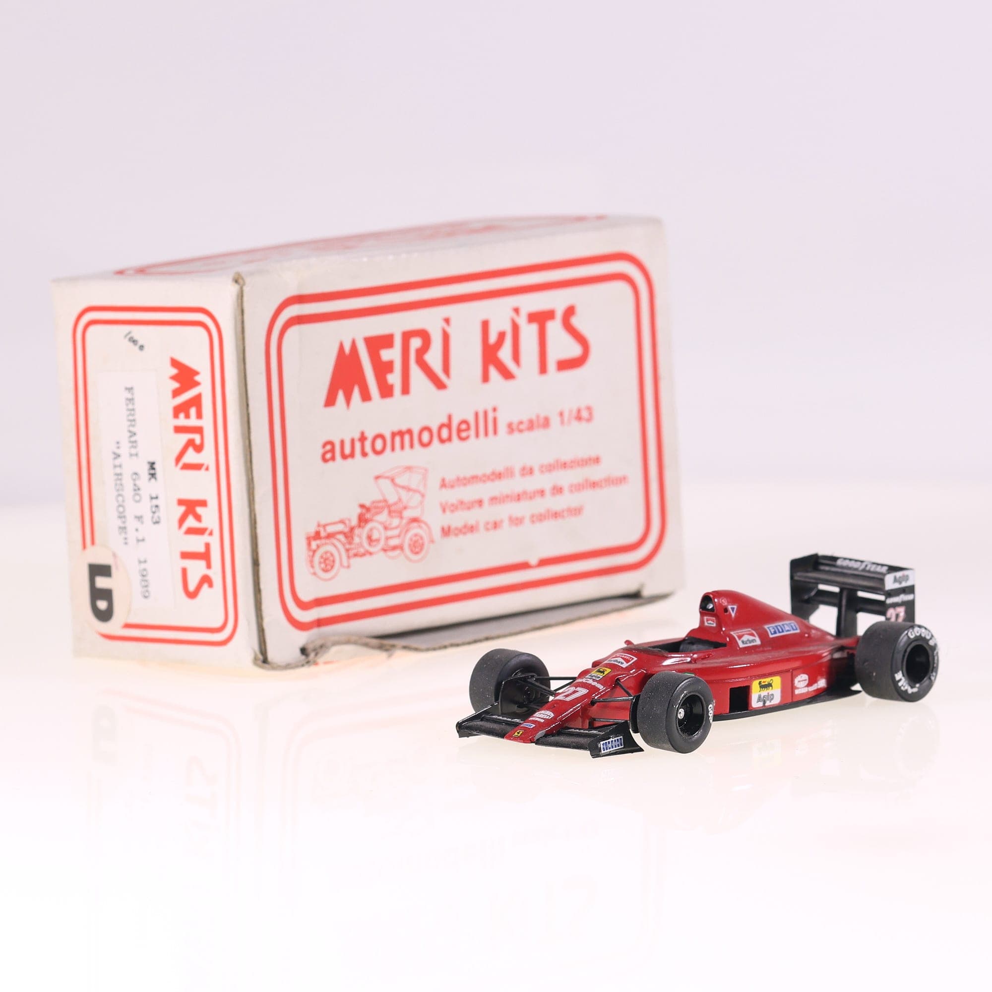 Meri Kits MK 153 Ferrari 640 F1 1989 Airscope 1/43 kit monté métal avec boîte — photo 1