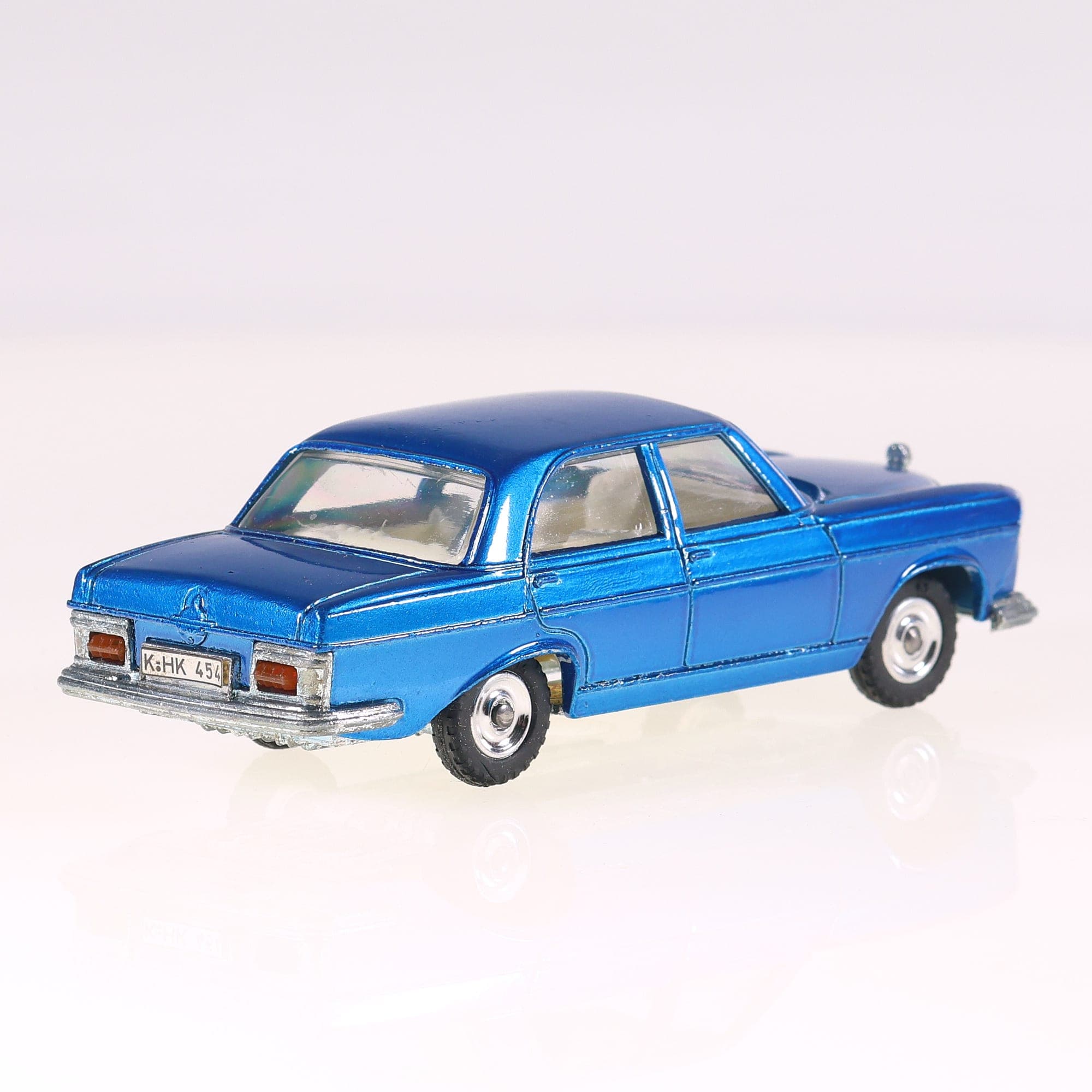 Dinky Toys GB n°160 Mercedes-Benz 220 SE 1/43 Bleu avec boîte — miniature 5