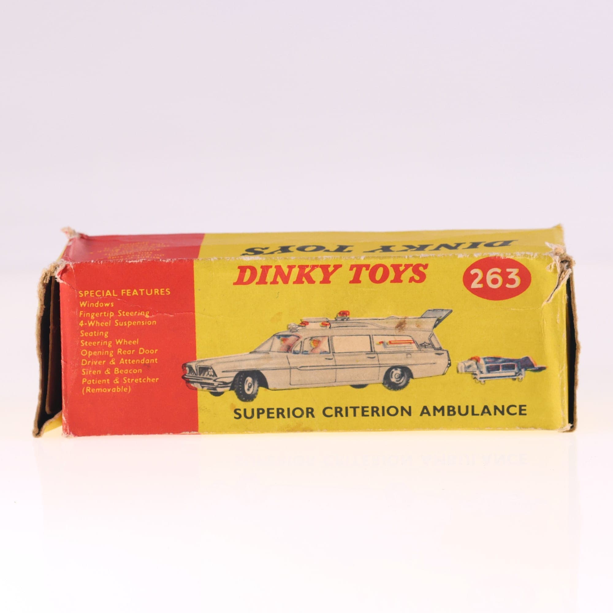 Dinky Toys n°263 Cadillac Superior Criterion Ambulance 1/43 état B en boîte — miniature 3