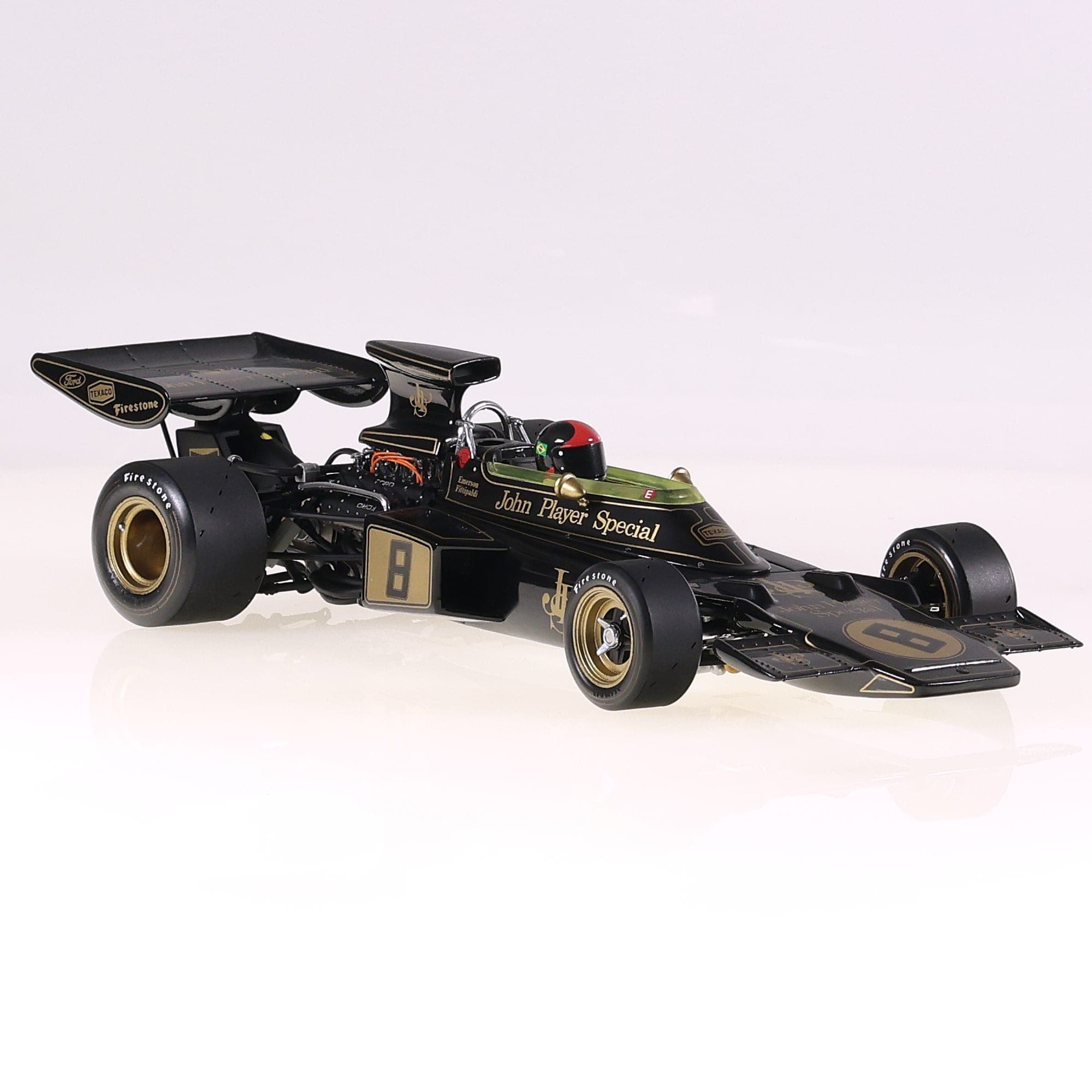 Exoto Ford Lotus type 72D #8 1/18 Noir avec boîte — miniature 7