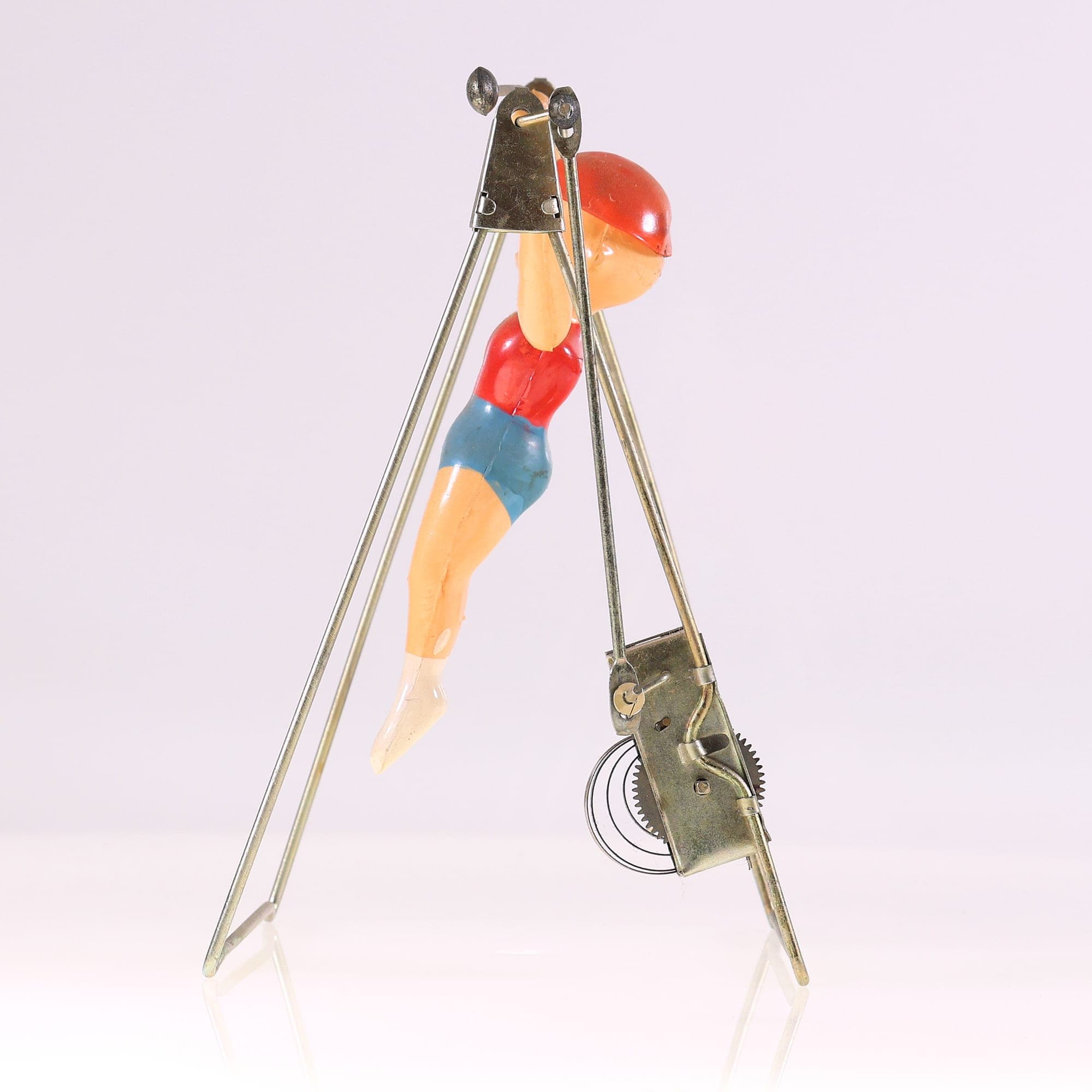 MS 014 Chine Single Bar Exercise Gymnaste jamais joué. Hauteur 18 cm — miniature 7