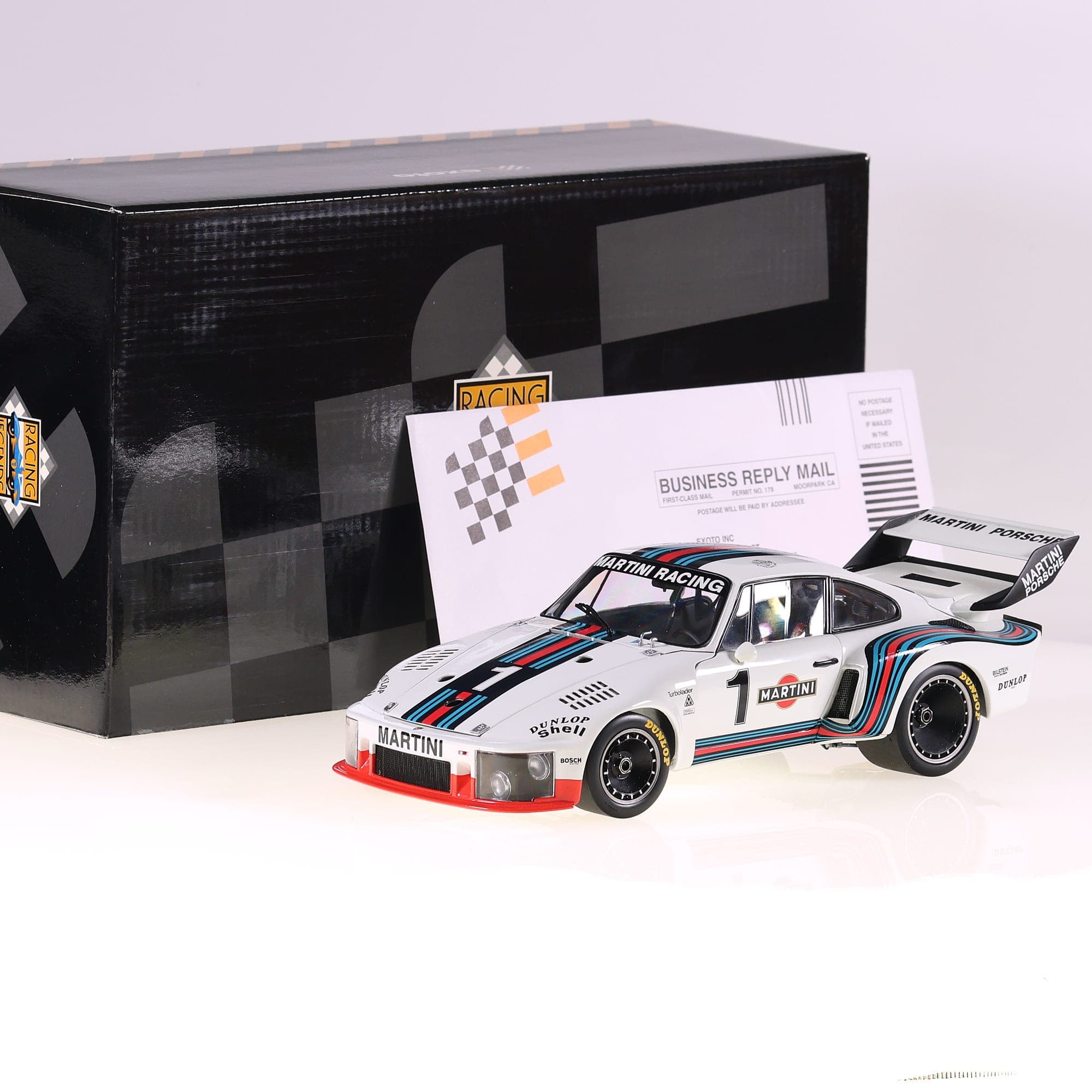 Exoto Porsche 935 Martini - Racing Legends #1 1/18 Blanc avec boîte — photo 1