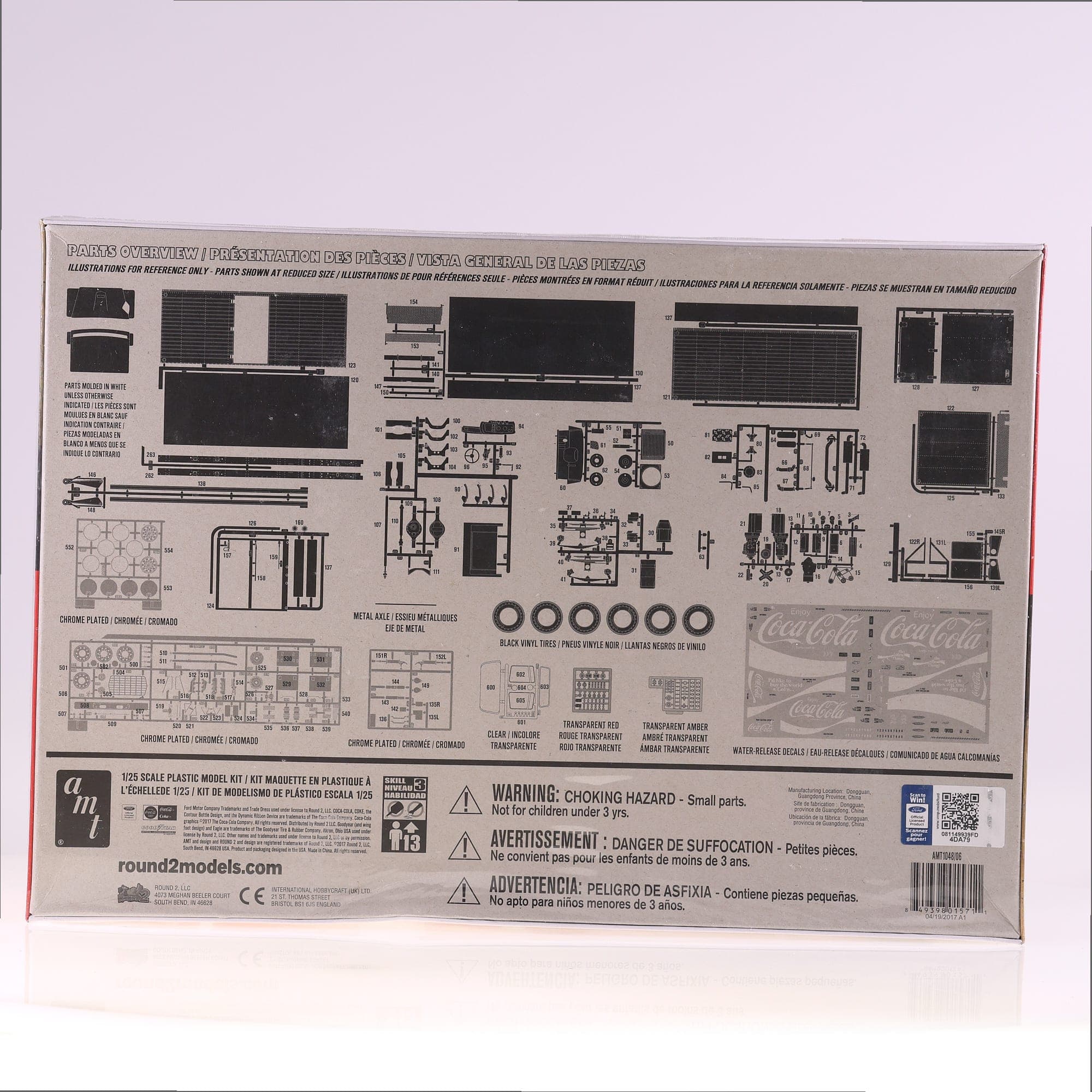AMT 1048/06 Ford Short Hauler Coca Cola Louisville Line Truck with Body  1/25  — miniature 5