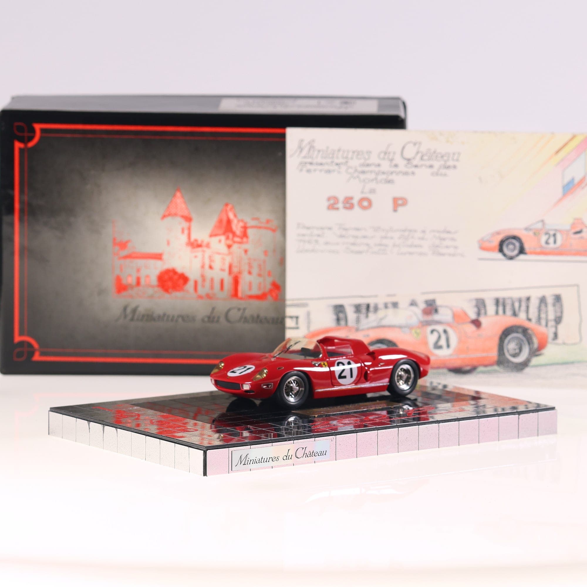 Miniatures du château Heco models Ferrari 250 P #21 1963 1/43 état A n° 74/200 — photo 1