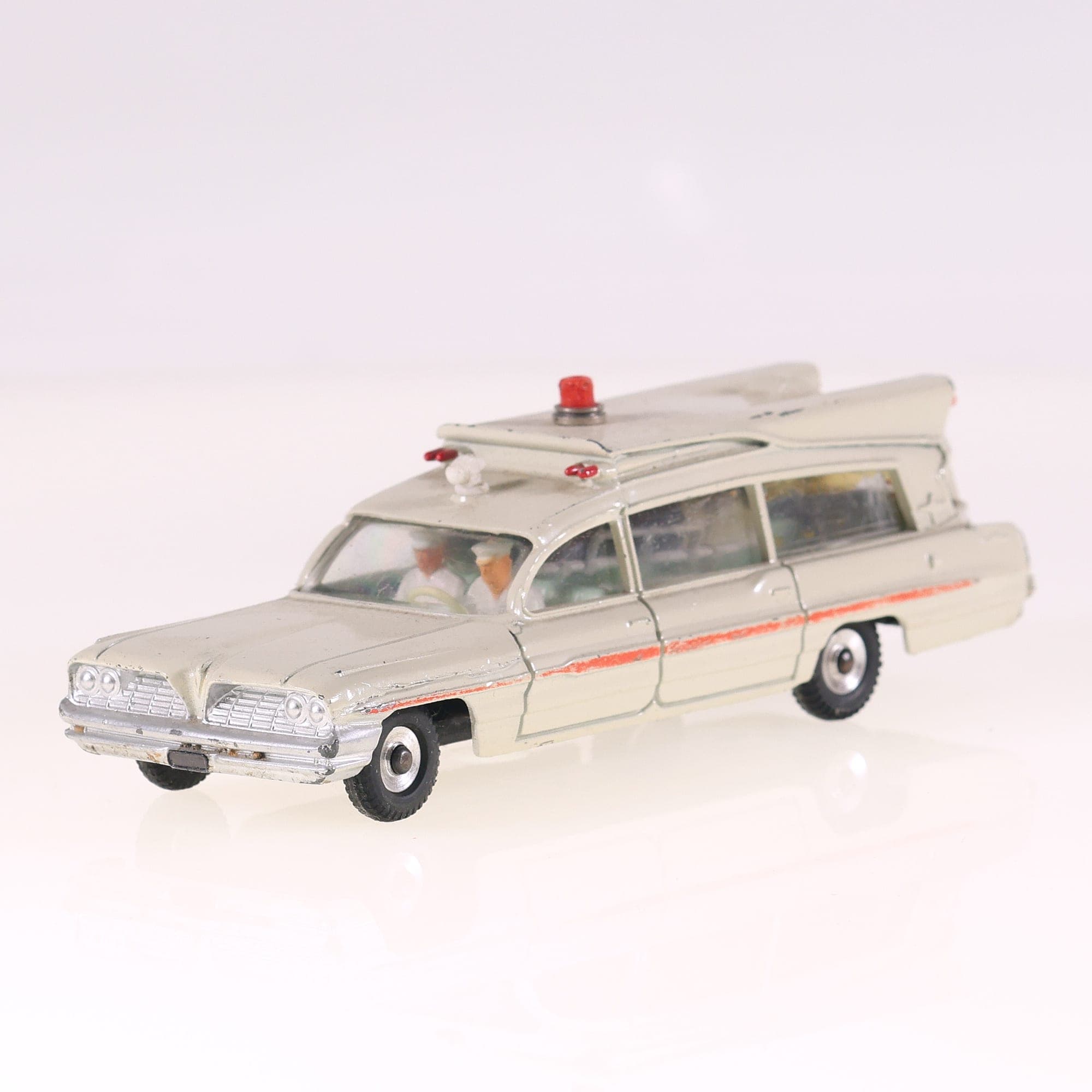 Dinky Toys 263 Pontiac Superior Criterion Ambulance 1/43 Blanc Grade B avec boît — miniature 14