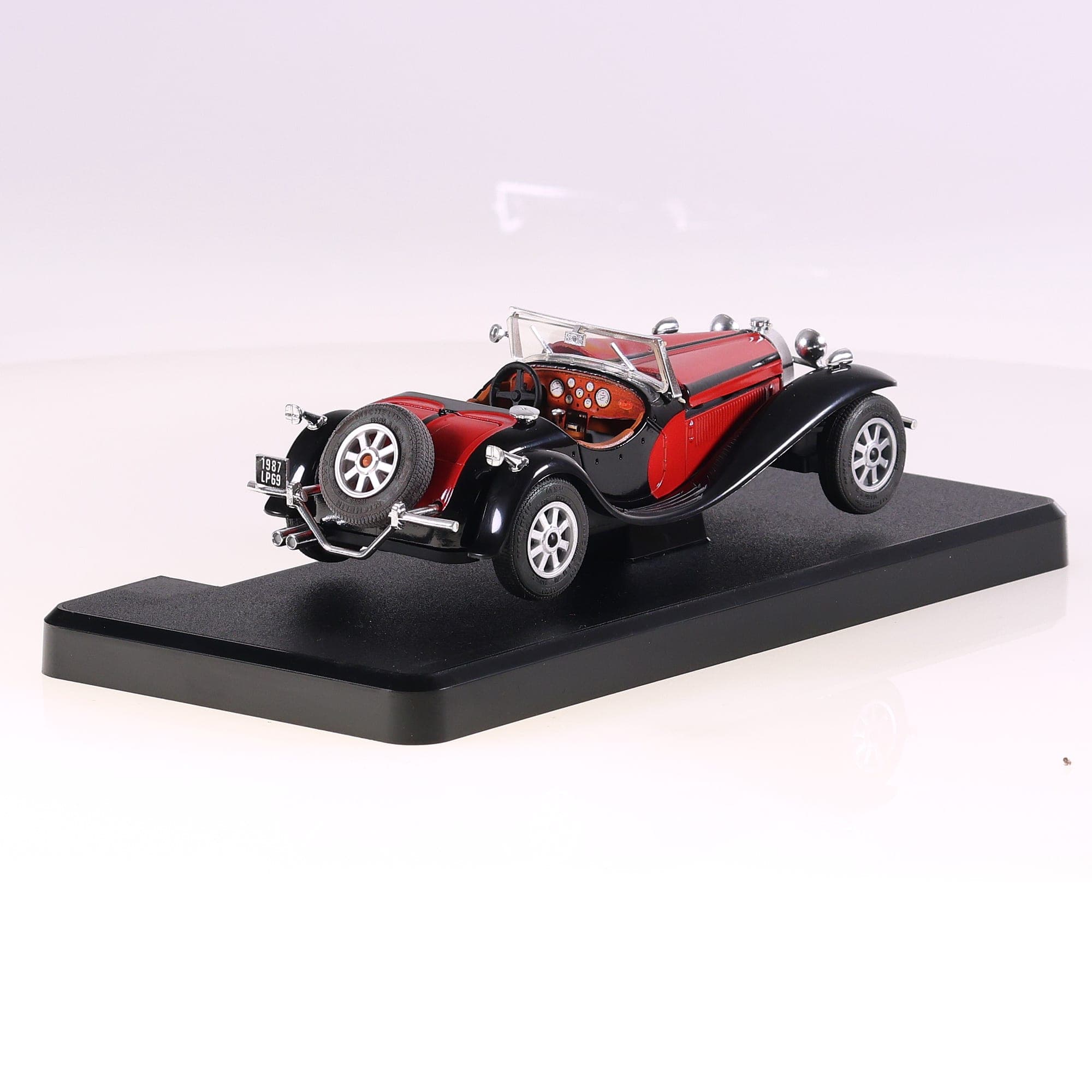 Majorette 4105 Bugatti 55 de la Chapelle 1/24 Bicolore avec boîte — miniature 5