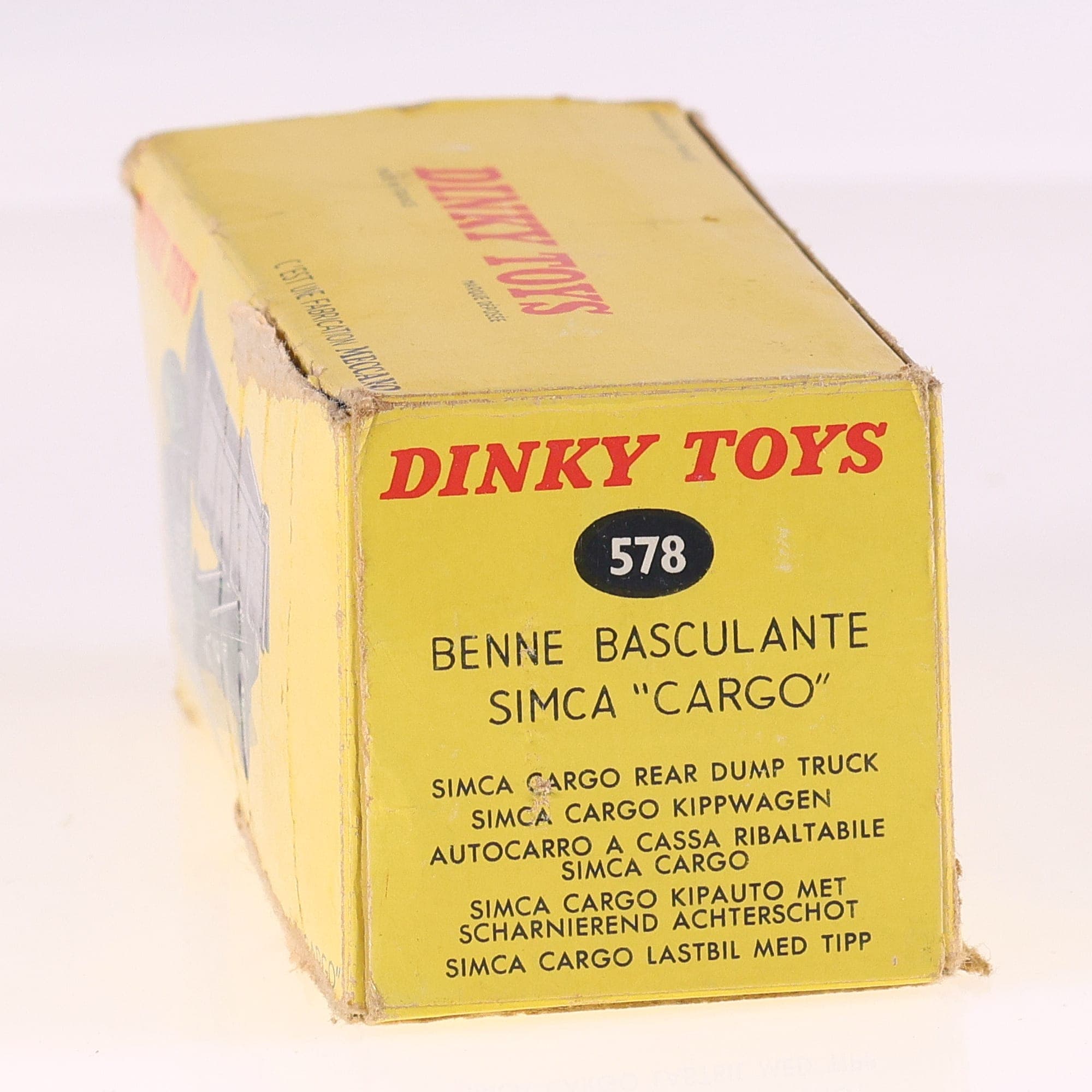 Dinky Toys 578 Simca Cargo Benne basculante  1/43 Vert Grade B avec boîte — miniature 3