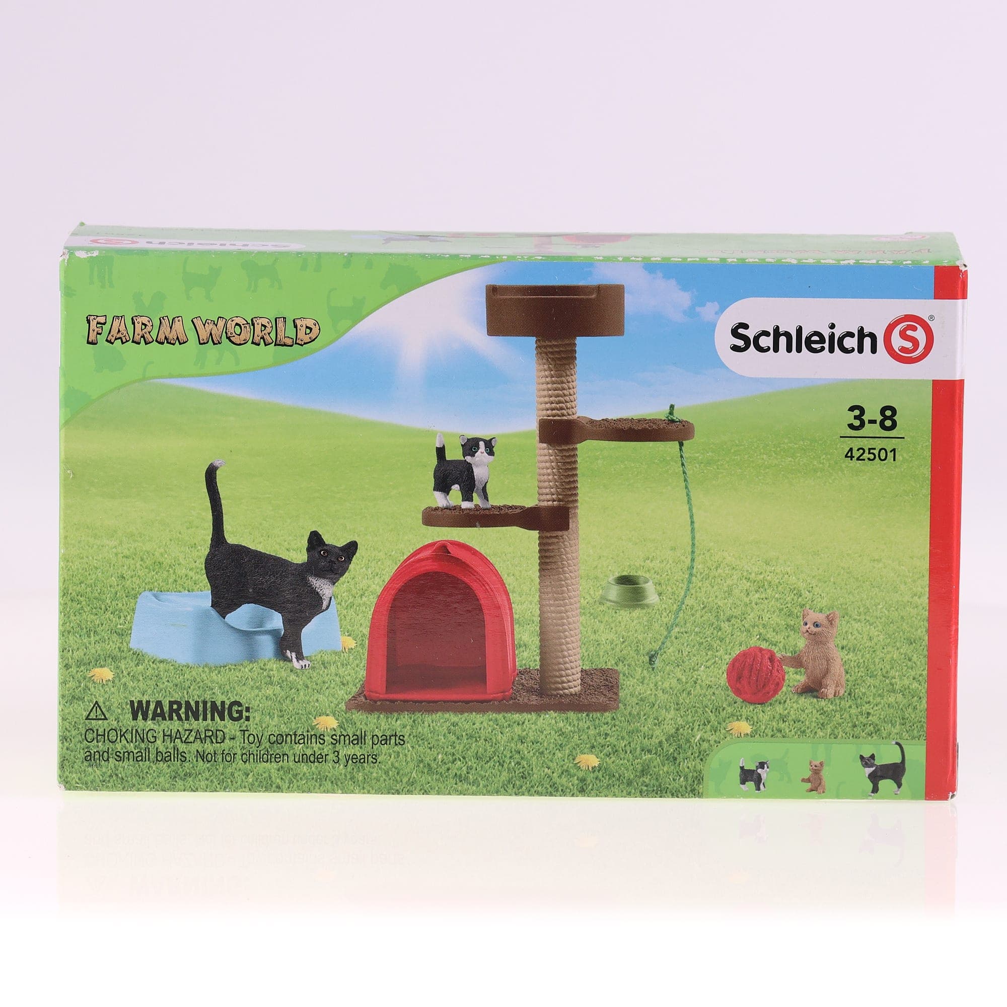 Schleich 42501 Farm World Cat Tree with Accessories neuf avec boîte