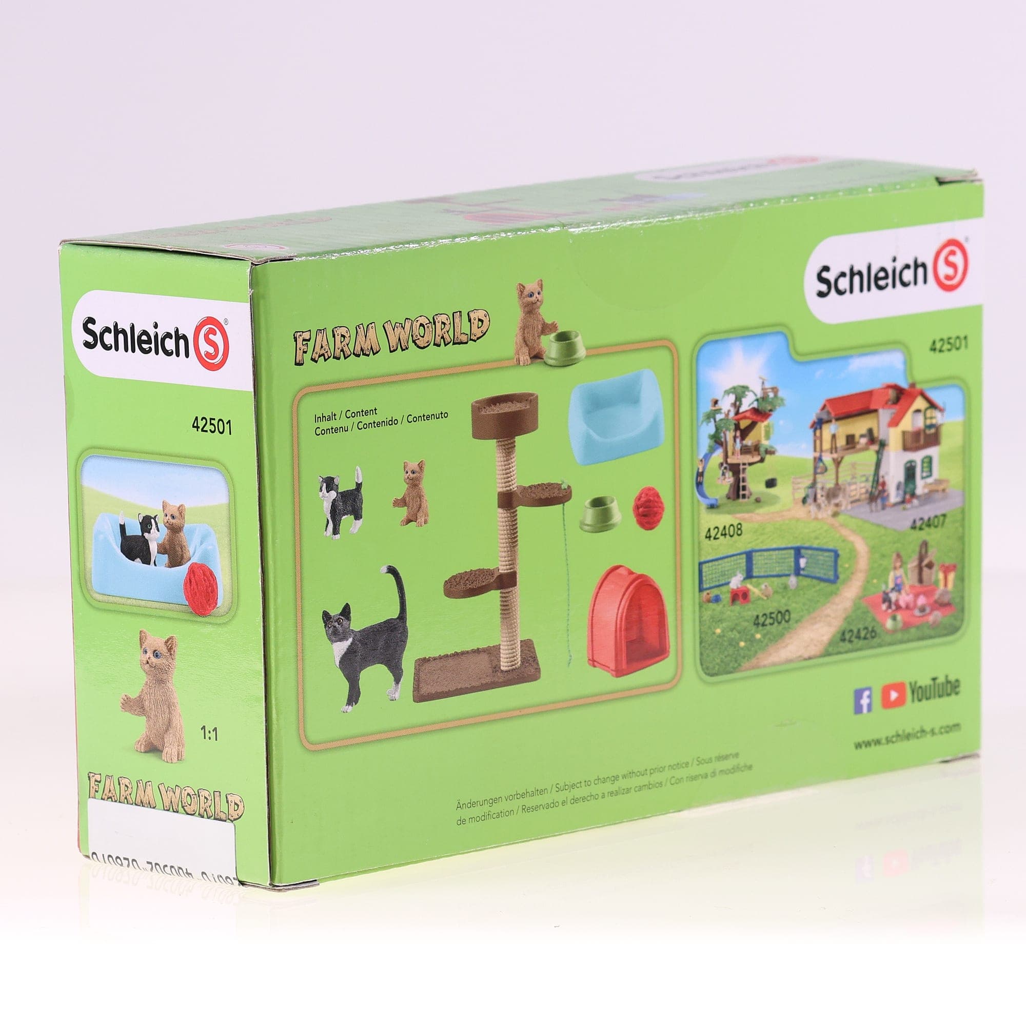 Schleich 42501 Farm World Cat Tree with Accessories neuf avec boîte — miniature 4