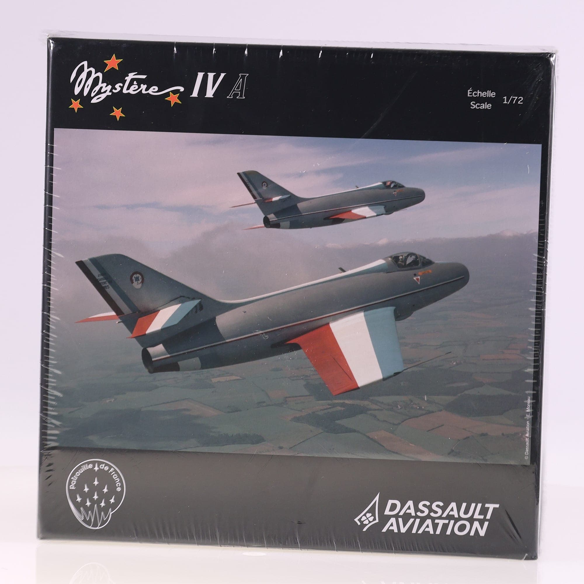 Dassault Aviation Mystere IVA décoration paf 1962 1/72 neuf avec boîte