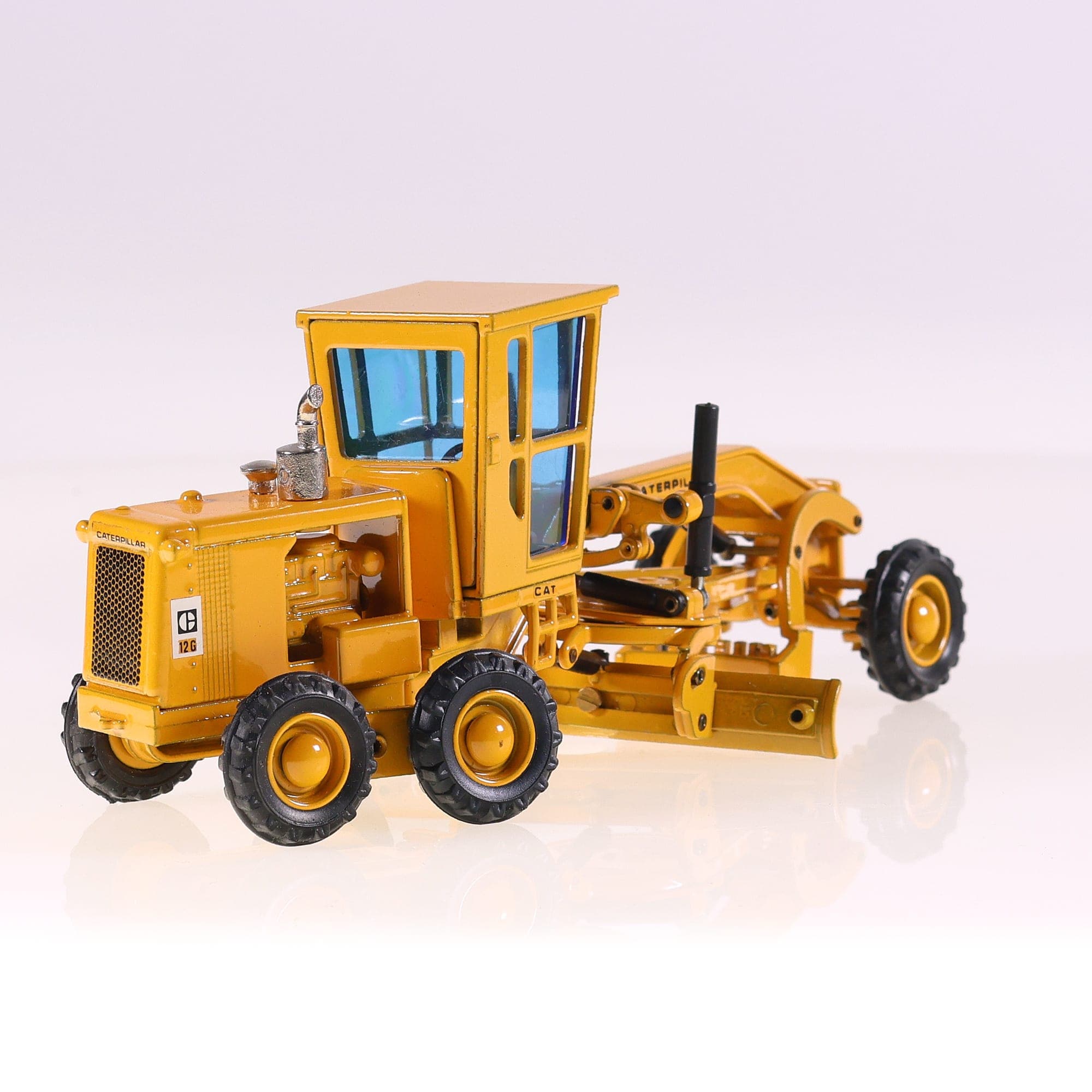 Joal 217 Caterpillar 12 G niveleuse  Jaune avec boîte — miniature 5