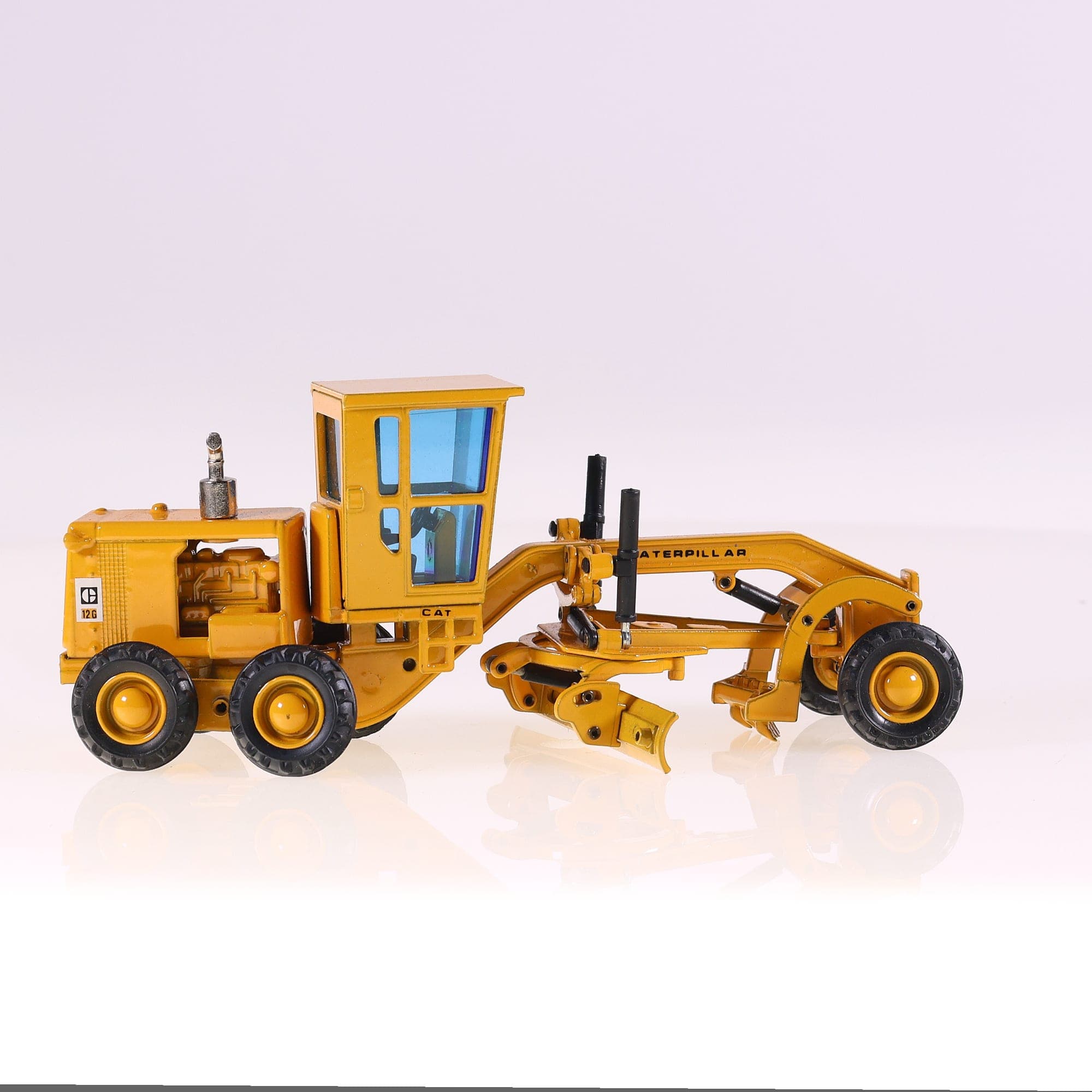 Joal 217 Caterpillar 12 G niveleuse  Jaune avec boîte — miniature 6