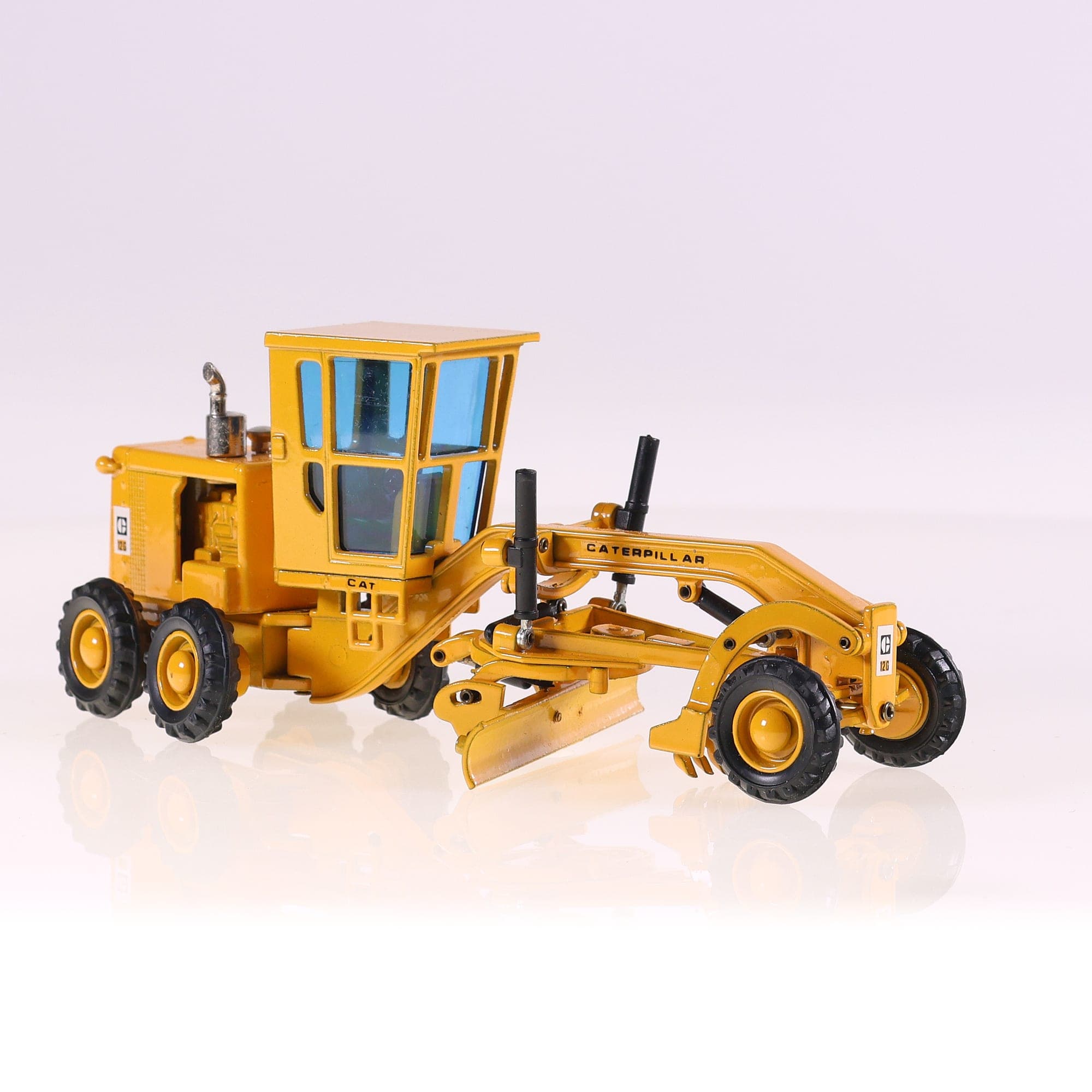 Joal 217 Caterpillar 12 G niveleuse  Jaune avec boîte — miniature 7