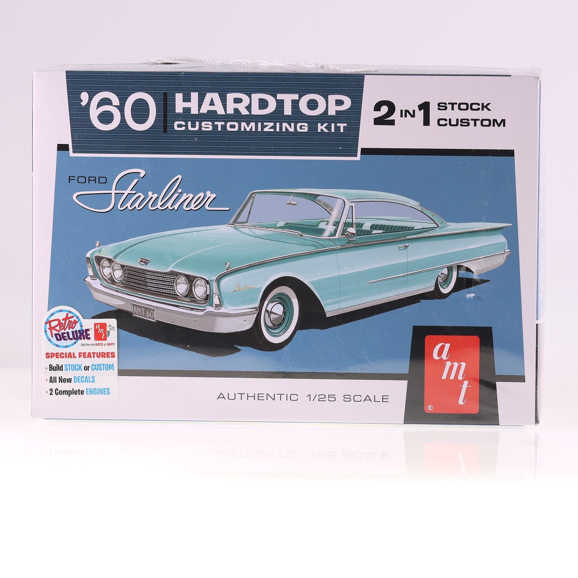 AMT Ford Starliner Hardtop customizing kit 1/25 Turquoise neuf avec boîte — photo 1