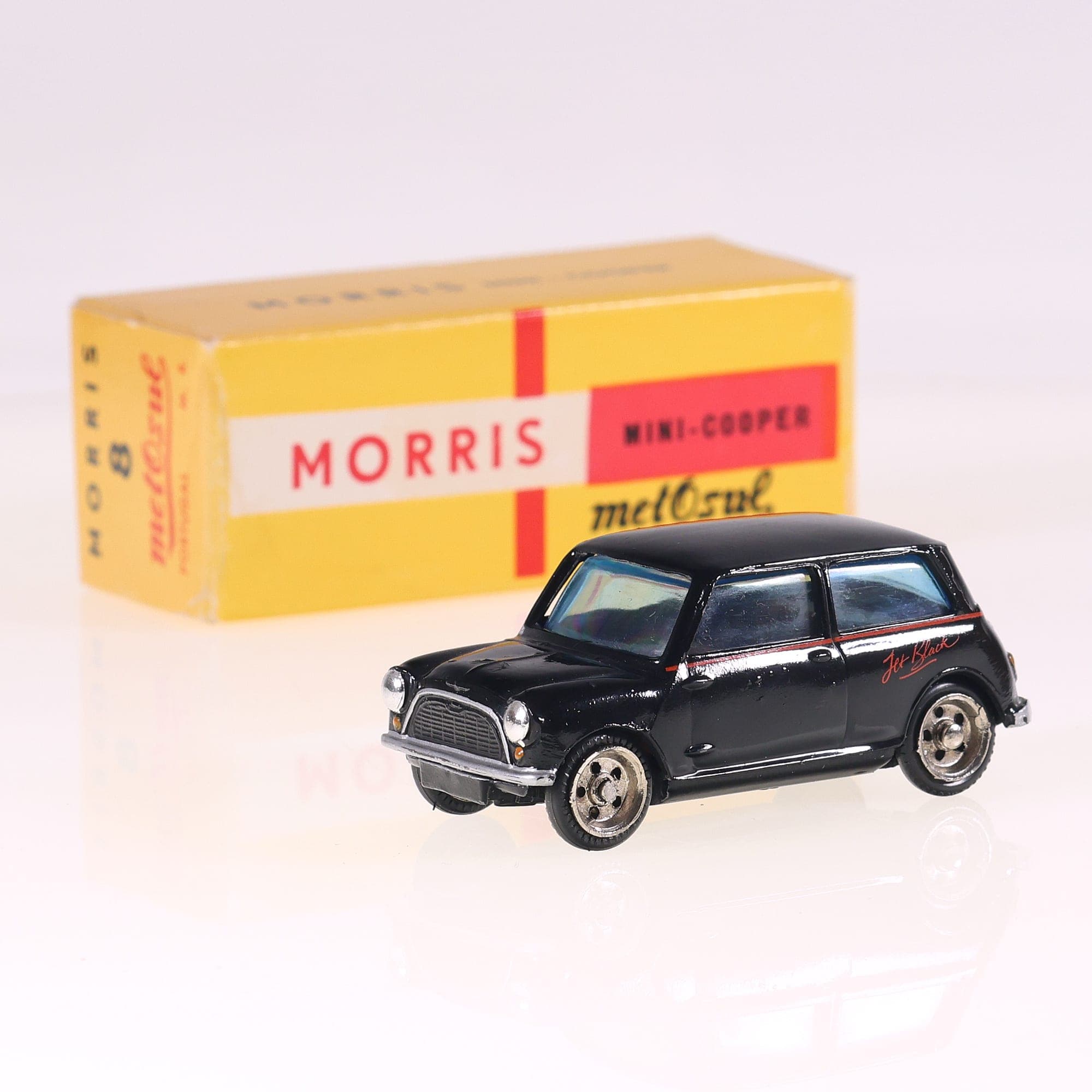 Metosul n°8 Morris Mini Cooper Jet black 1/43 Noir avec boîte — photo 1
