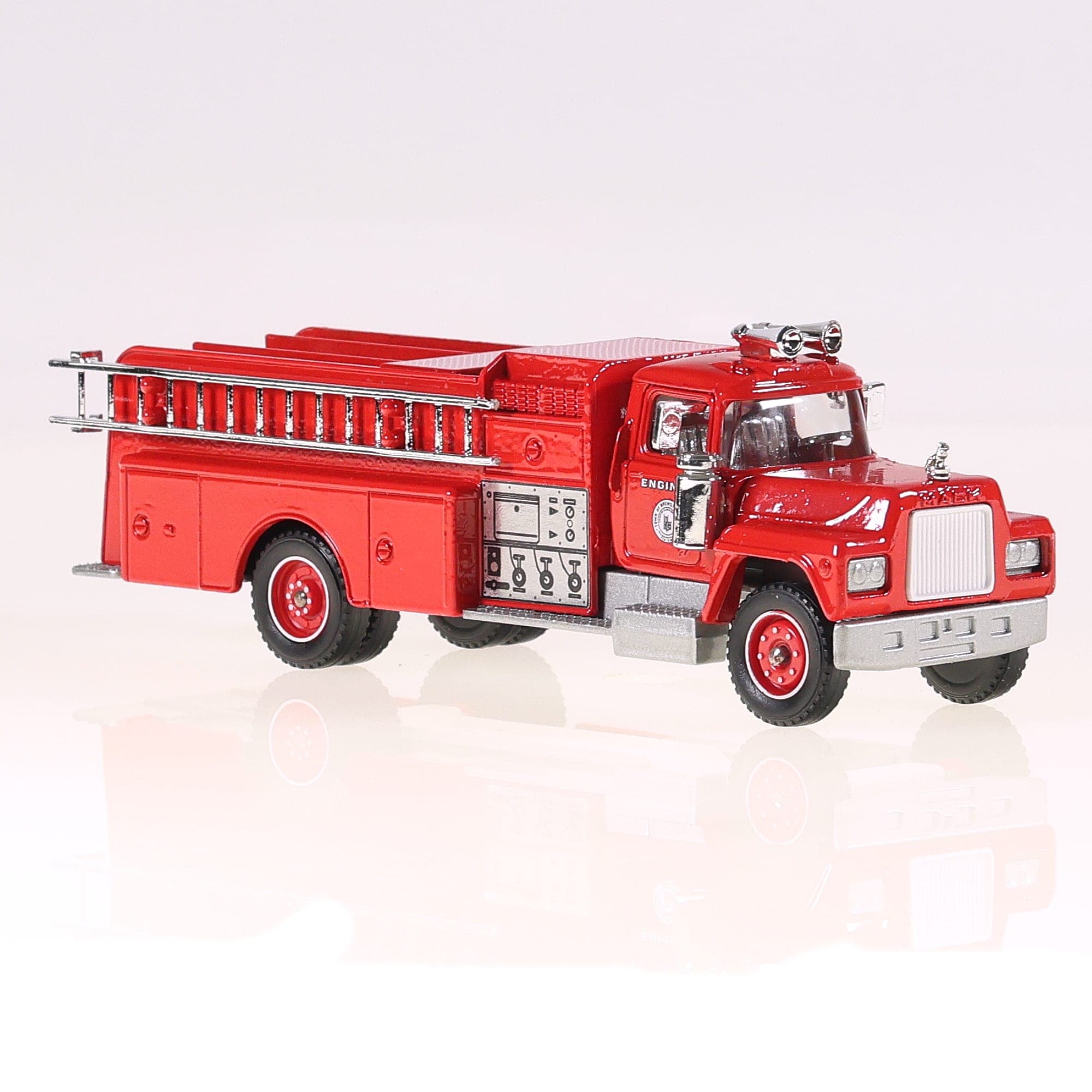 Mack n° 3106 Solido Pompiers 1/60 Rouge avec boîte — miniature 11