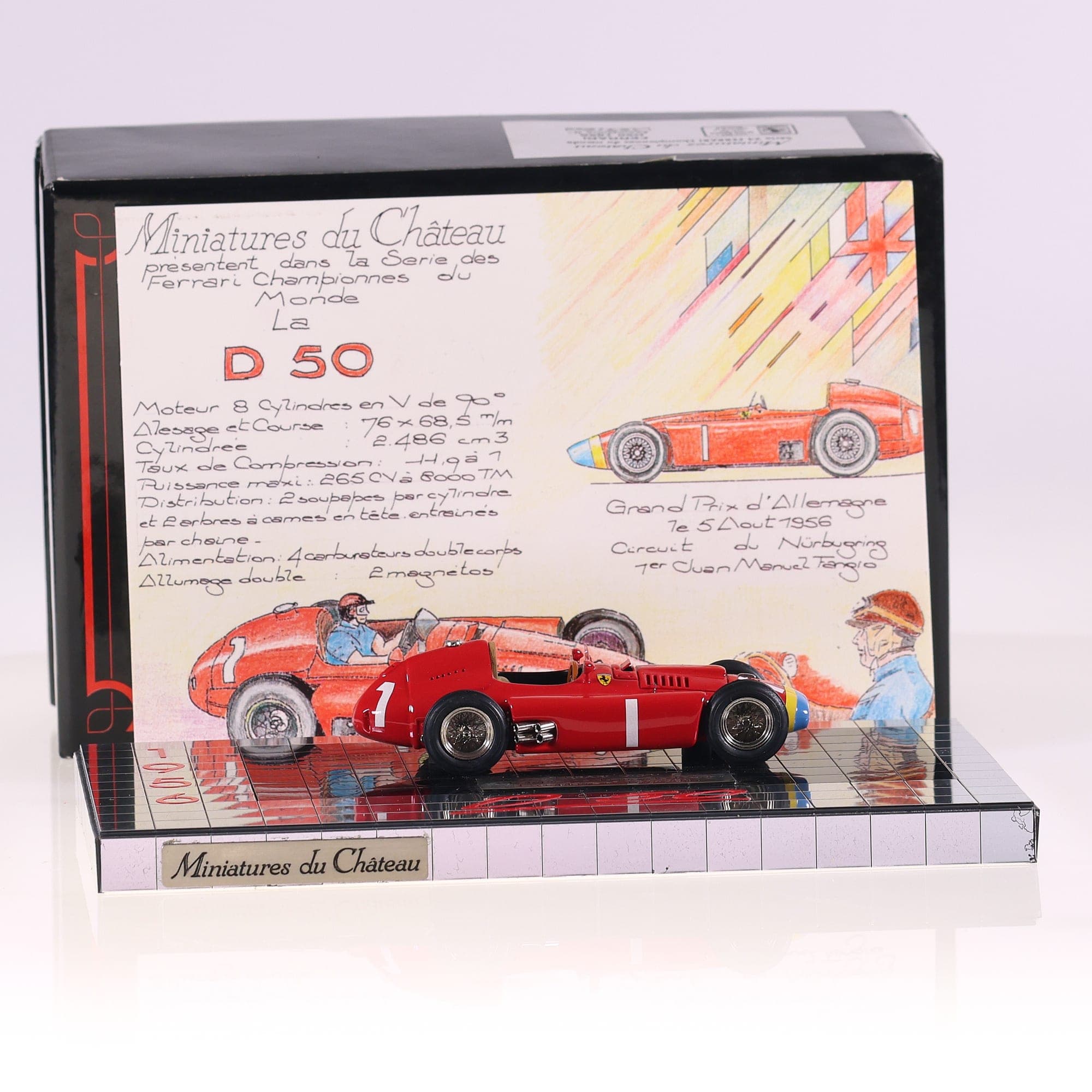 Miniatures du Château Heco Ferrari Ferrari D50 Championne du monde 1956 Formule  — miniature 15