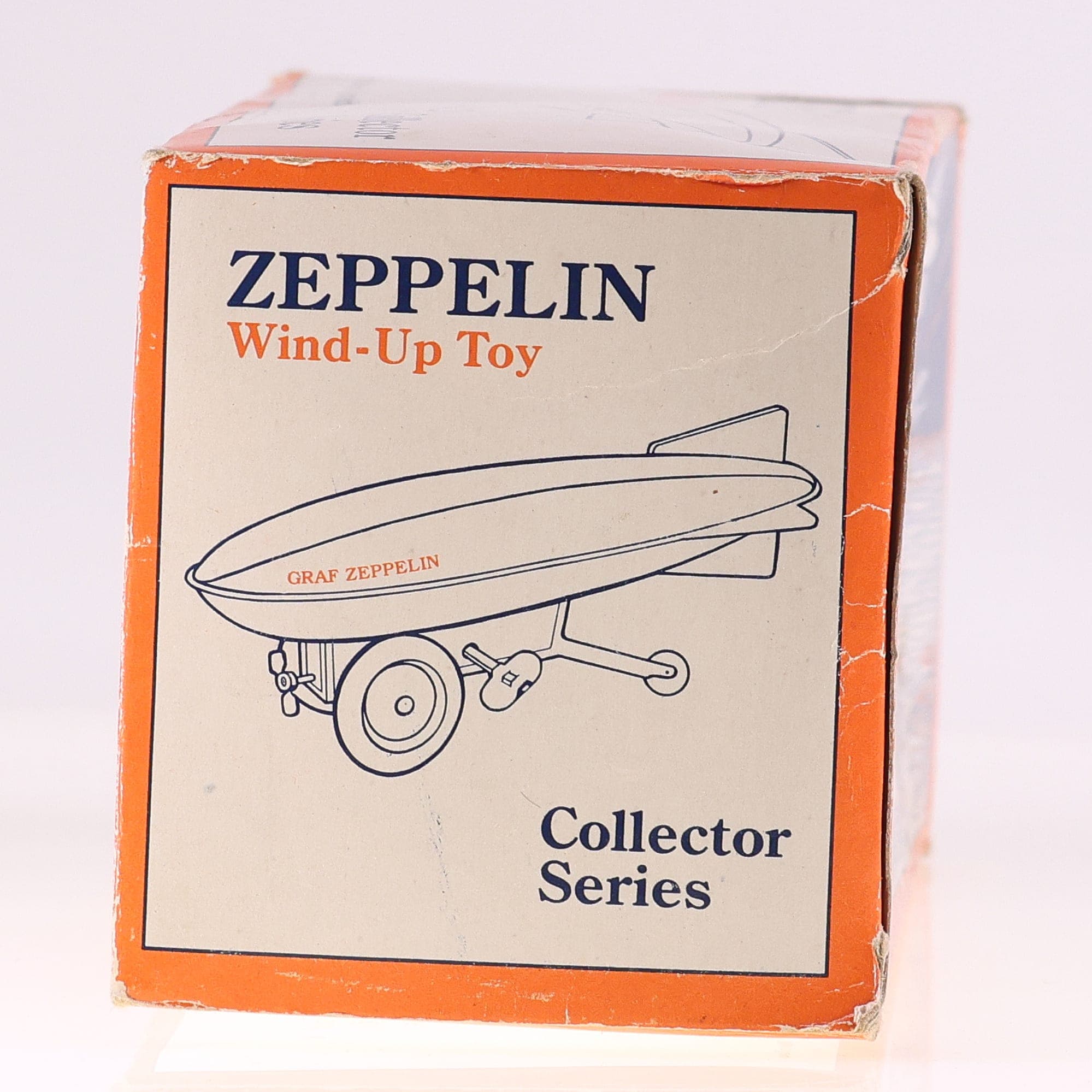 Schylling Zeppelin Wind up toy Graf Argent avec boîte — miniature 4