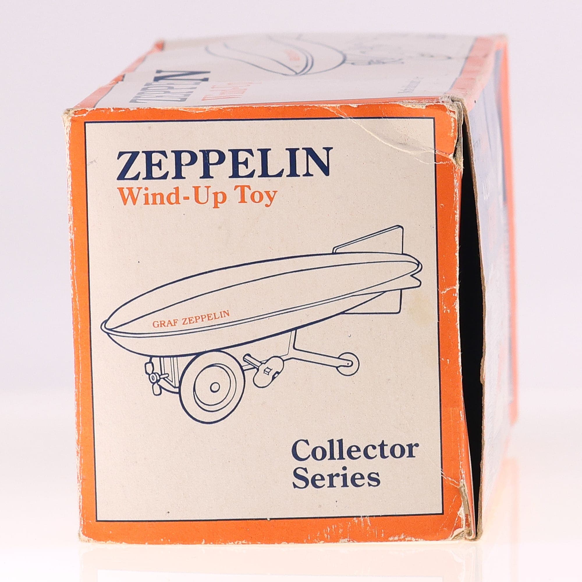 Schylling Zeppelin Wind up toy Graf Argent avec boîte — miniature 6