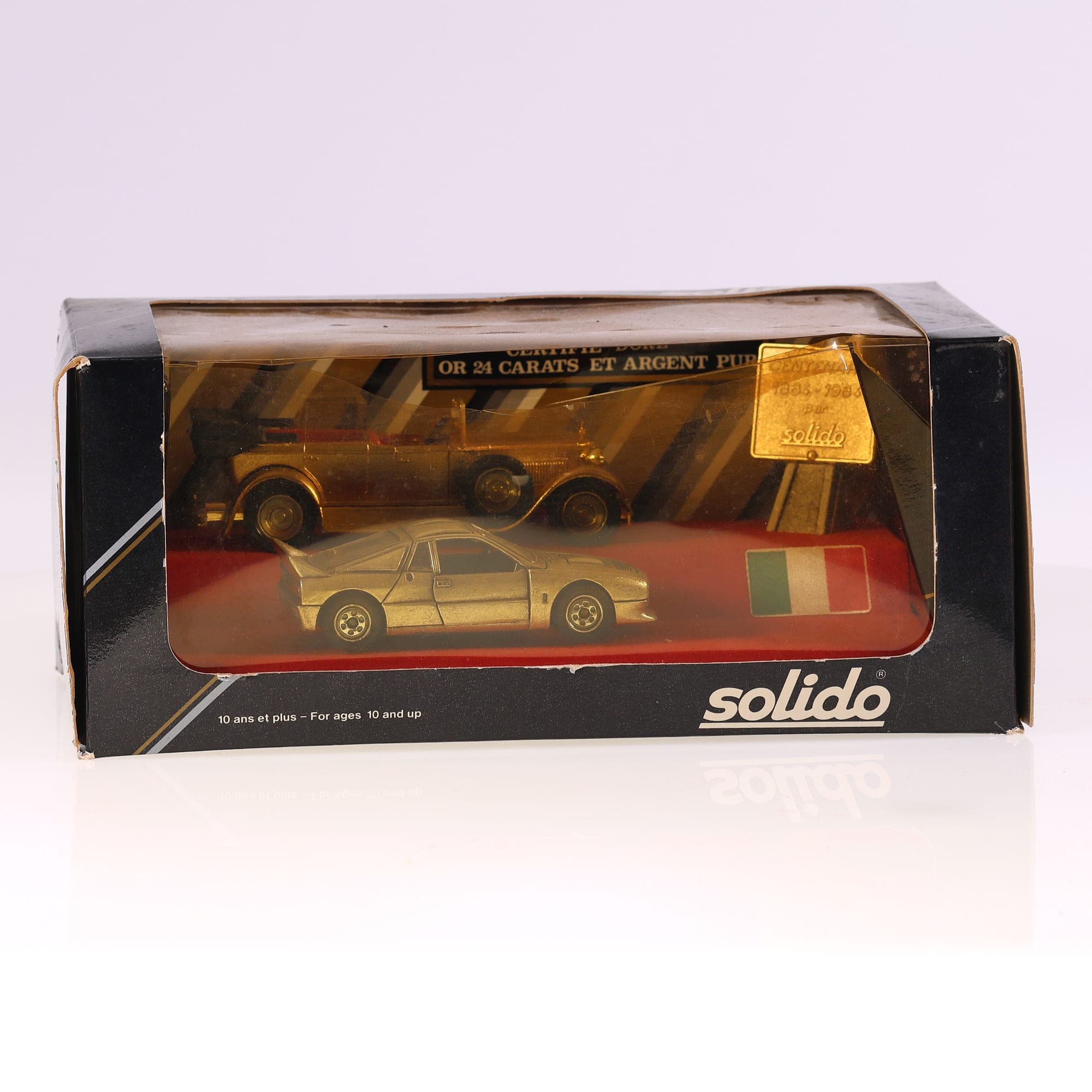 Solido Rolls-Royce Coffret Centenary 1884-1984 Or et Argent 1/43 Or avec boîte — miniature 10