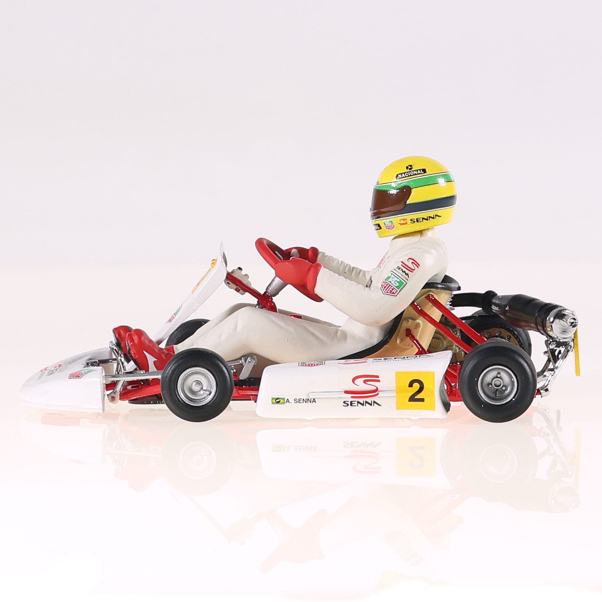 Minichamps LANG 540 091800 Kart 540 Paris Bercy 1993 A. Senna 1/18 état A — miniature 2