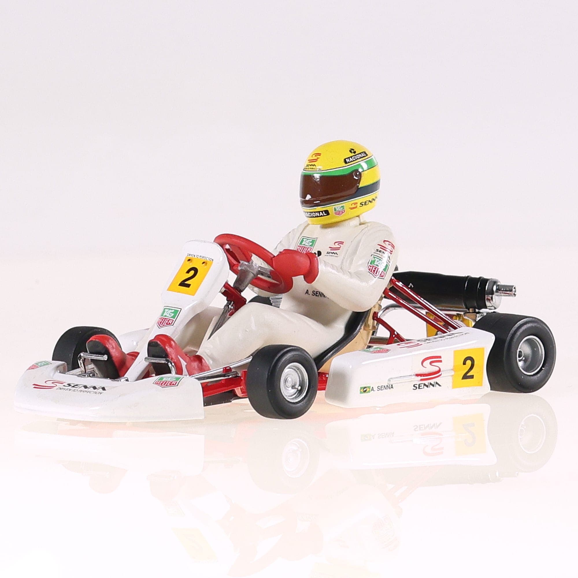 Minichamps LANG 540 091800 Kart 540 Paris Bercy 1993 A. Senna 1/18 état A — miniature 13