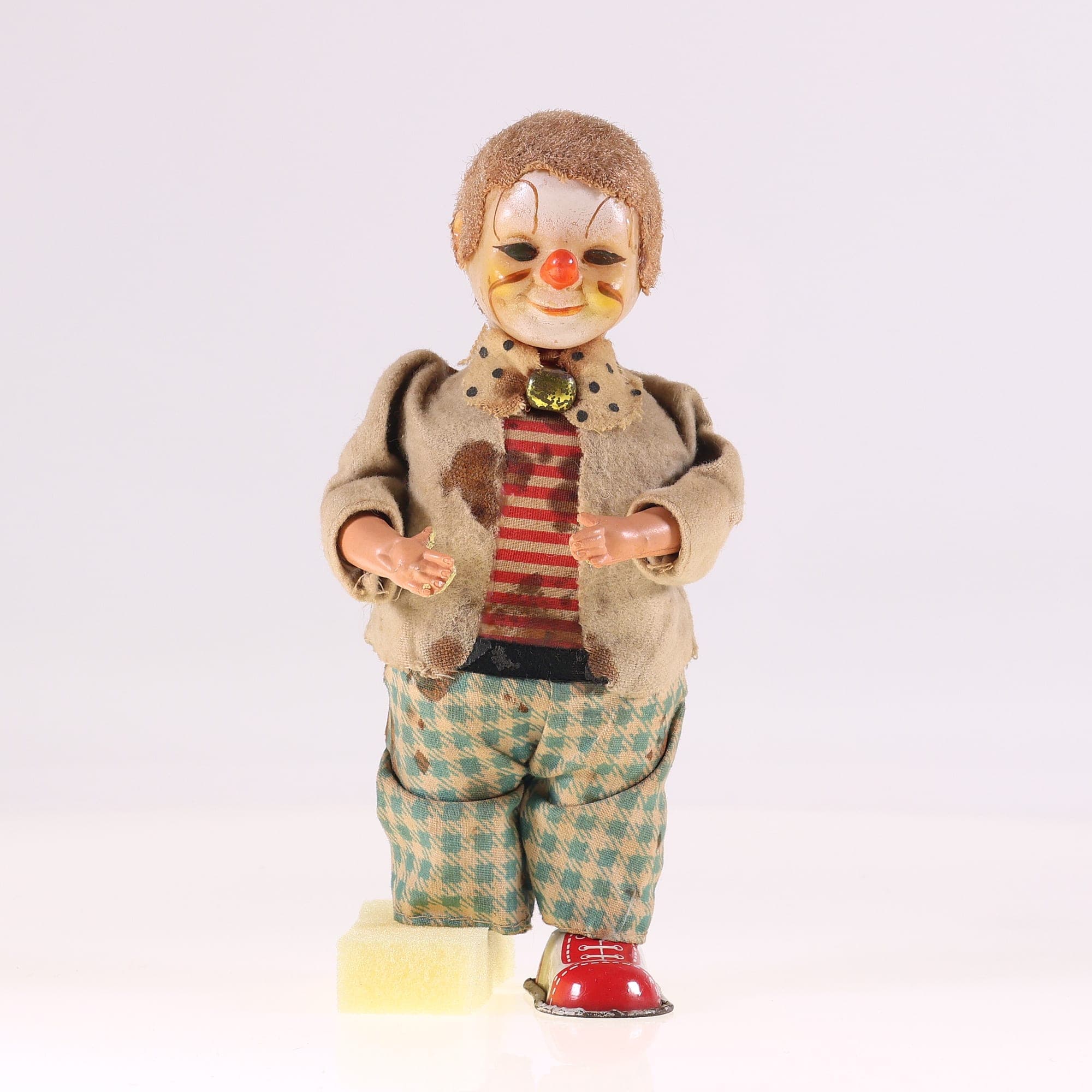 made in Japan pour restauration clown mécanique 17 cm Grade D sans boîte