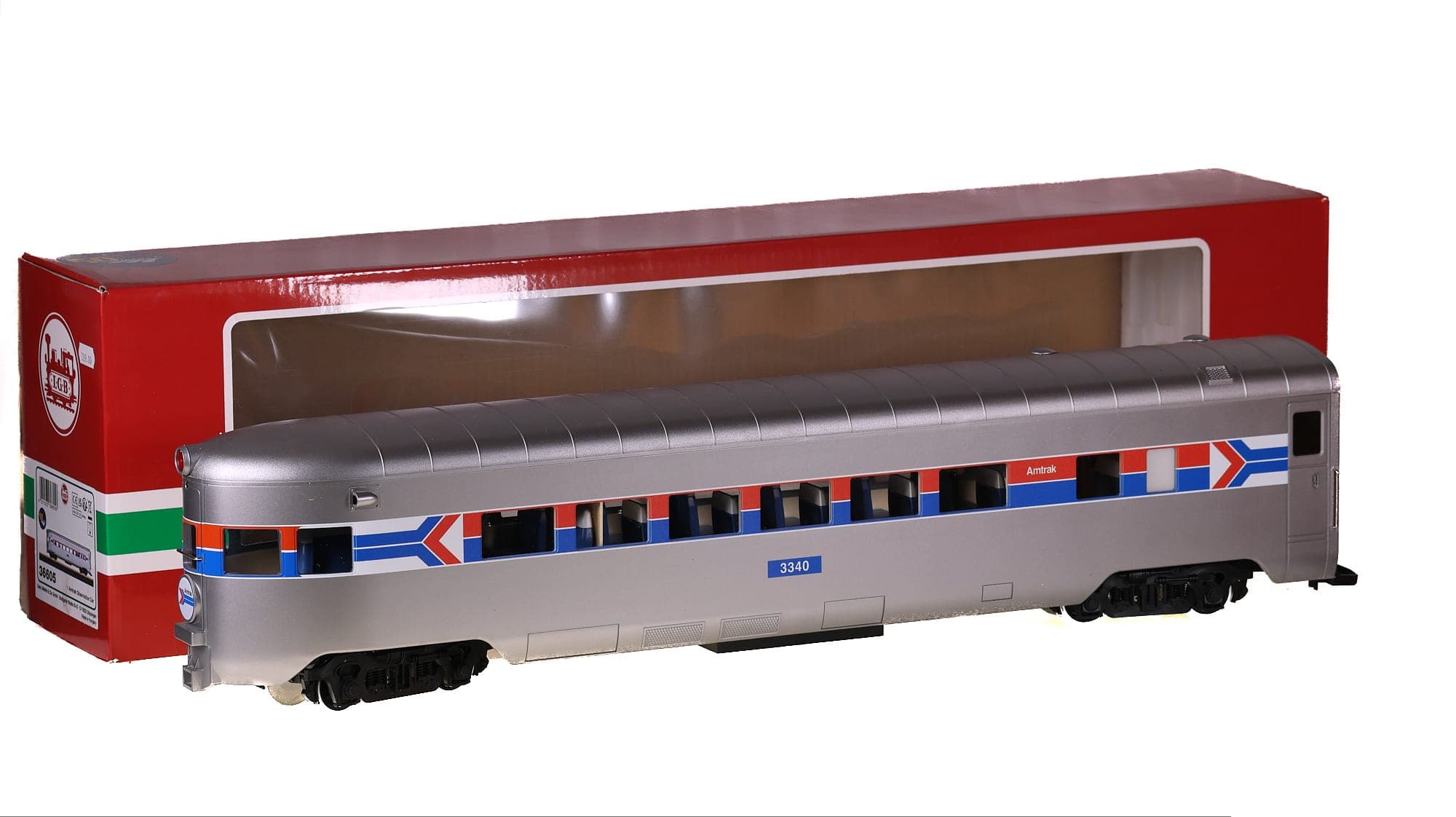 LGB Amtrak 36605 voiture voyageurs 3340 G avec boîte
