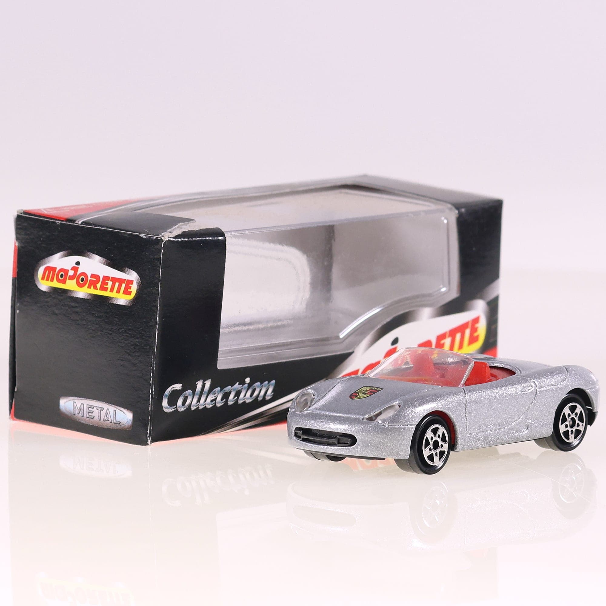 Majorette 269 Porsche Boxster 1/60 Gris avec boîte — photo 1
