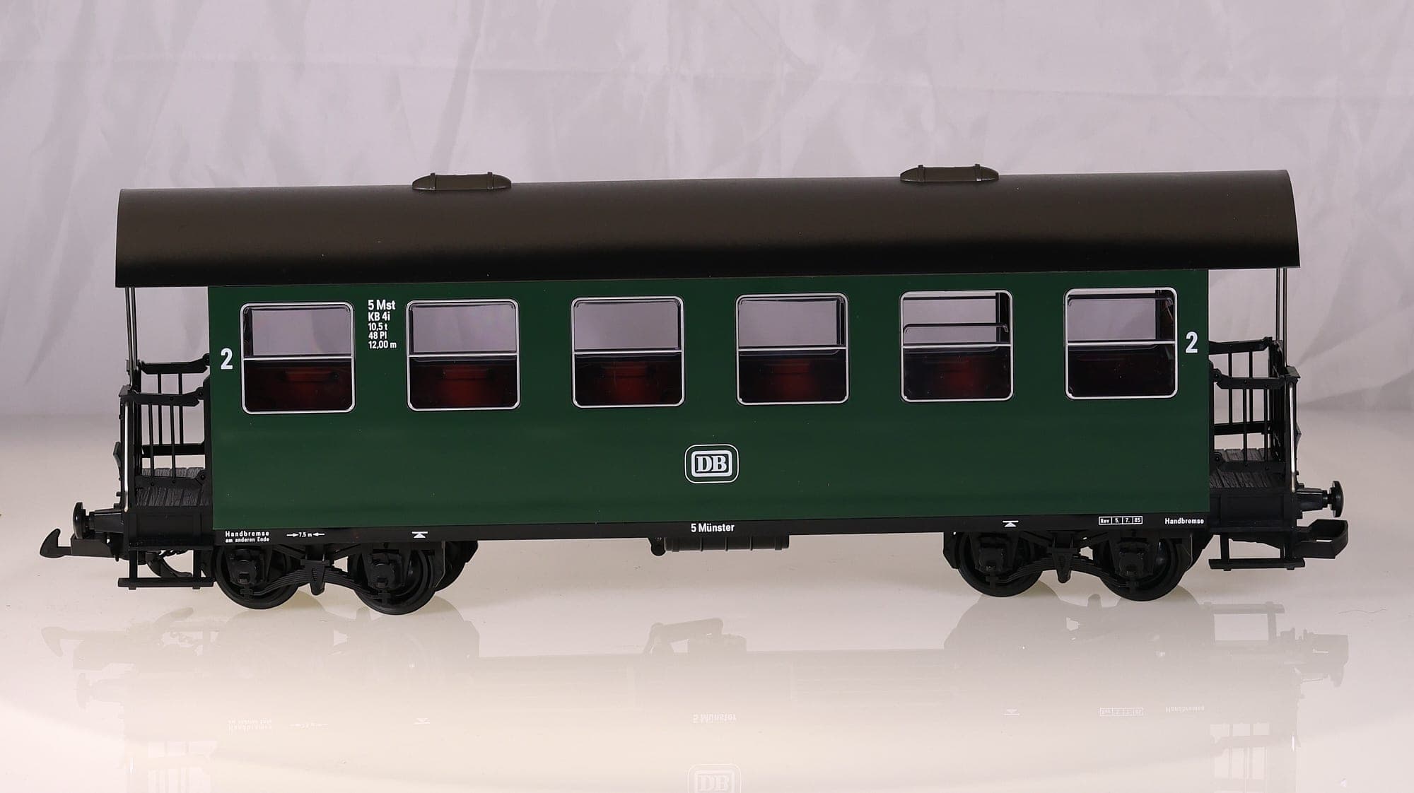 L.G.B. 3070 DB Voiture voyageurs 2ème classe 5 Mst KB 4i 5 Münster G en boîte — miniature 10