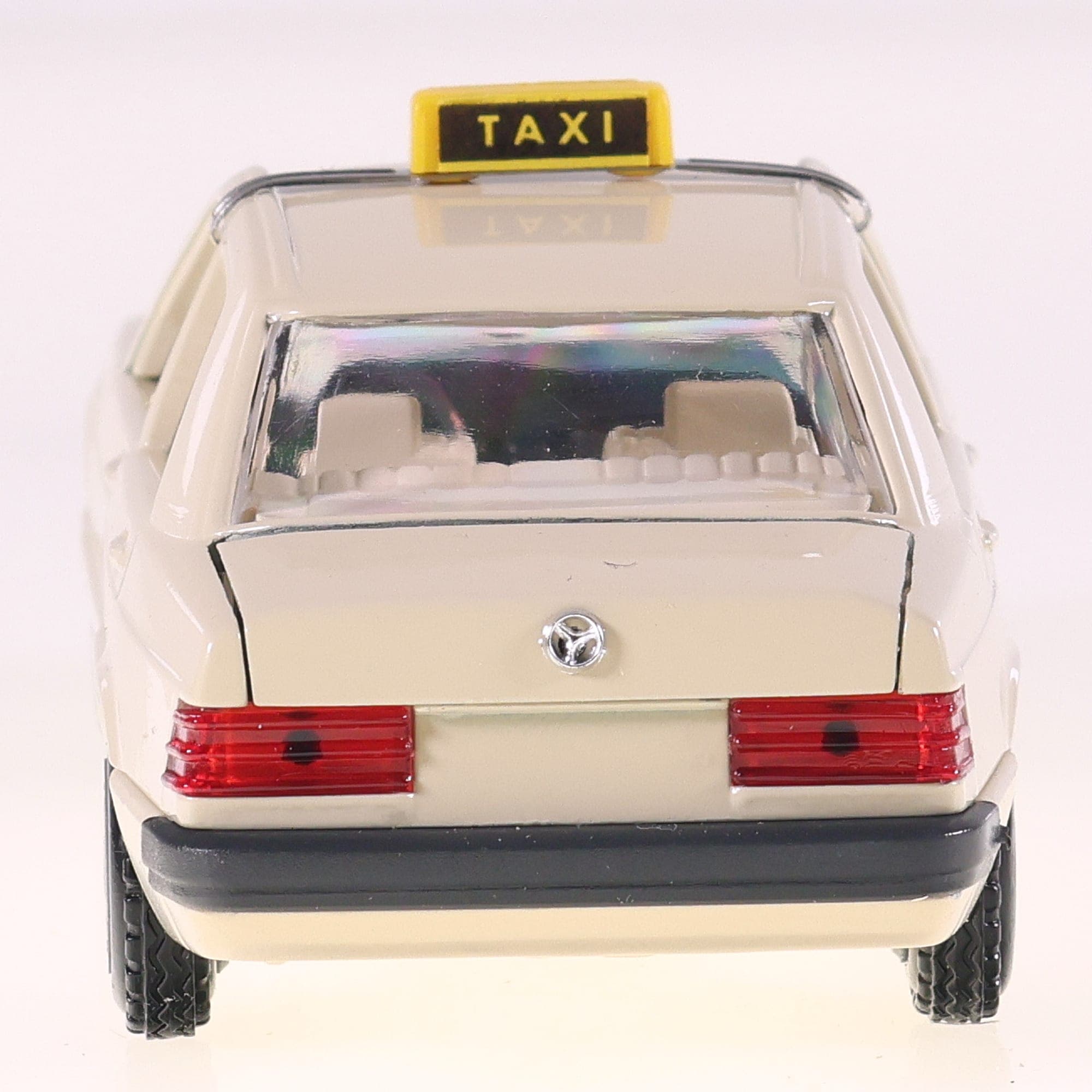 Cursor Mercedes-Benz 190 E  Taxi beige clair avec boîte — miniature 8