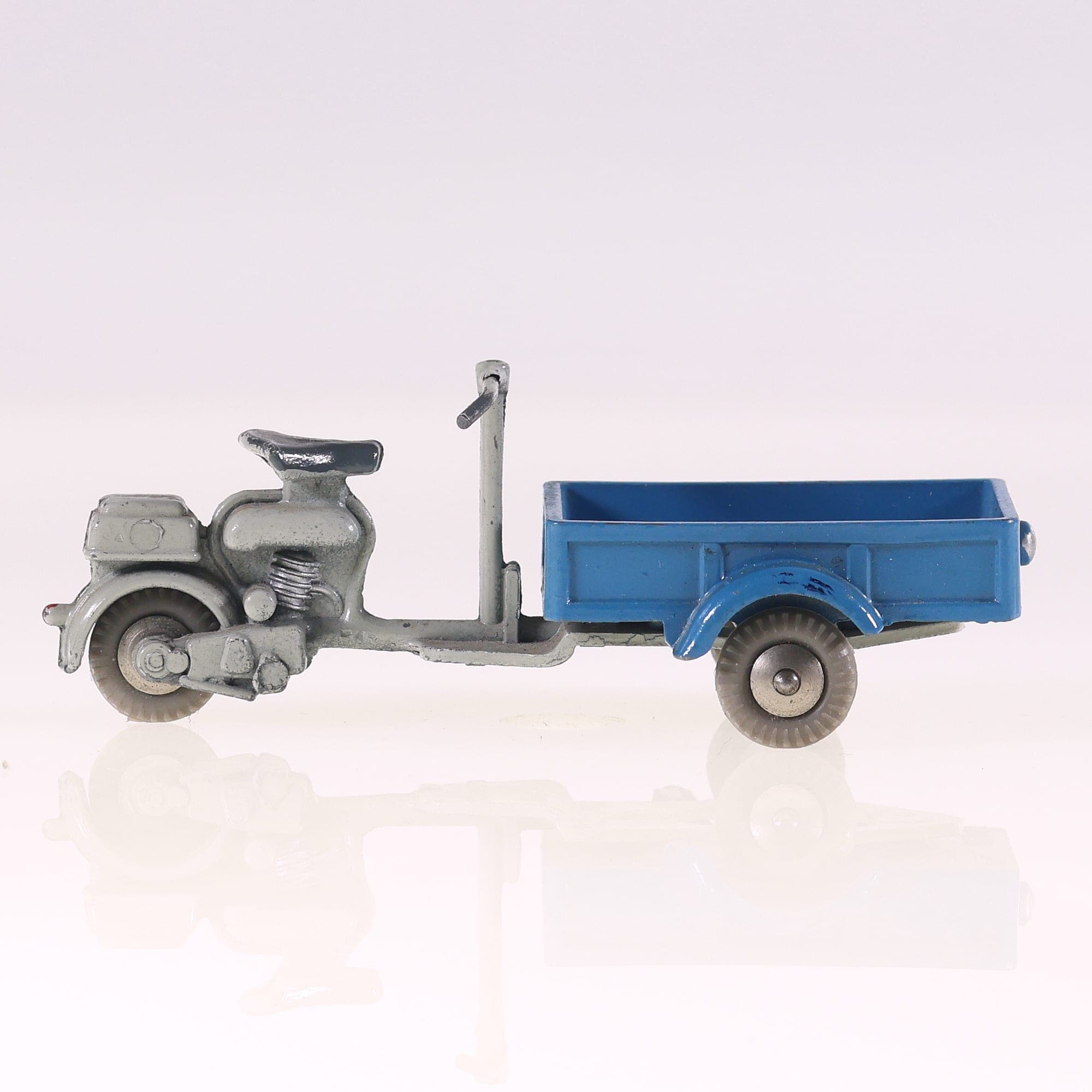 Mercury n°216 Lambretta scooter Triporteur de livraison 1/43 Bleu et gris état B — miniature 6