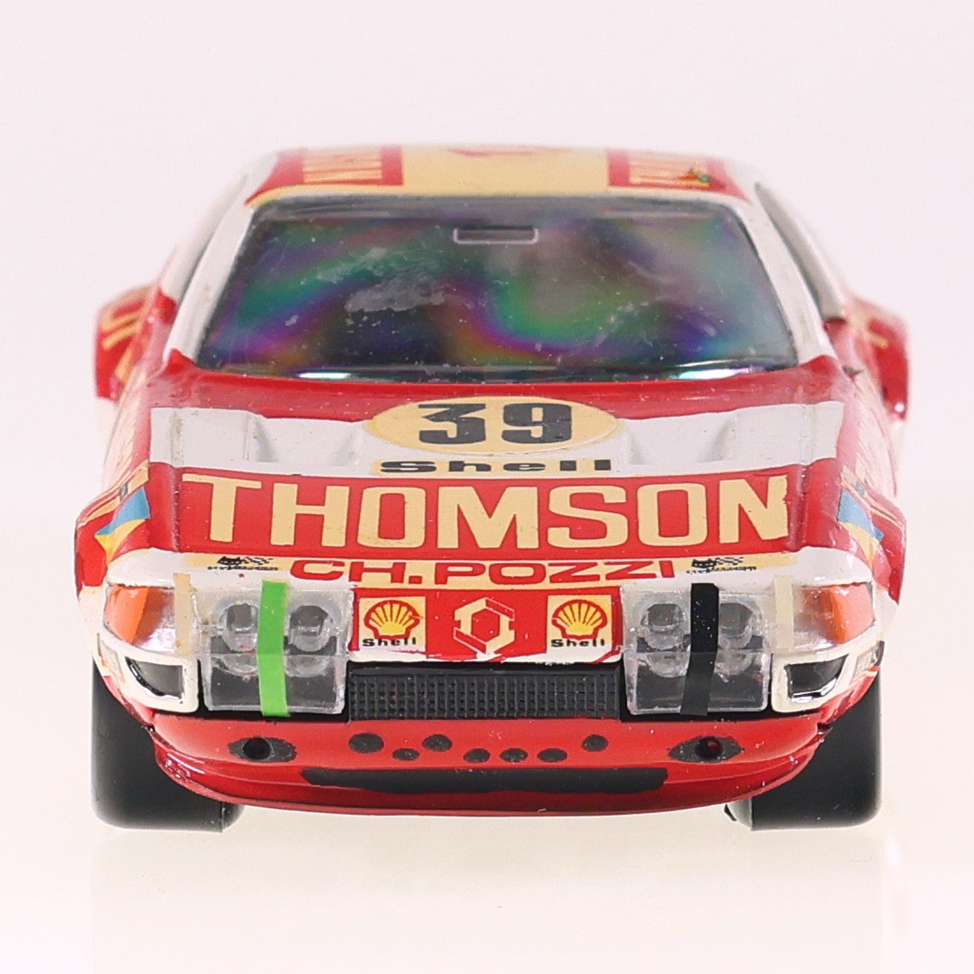 Solido 16 Ferrari 365 GTB/4 Daytona Compétition #39 #39 1/43 Rouge Grade B avec — miniature 12