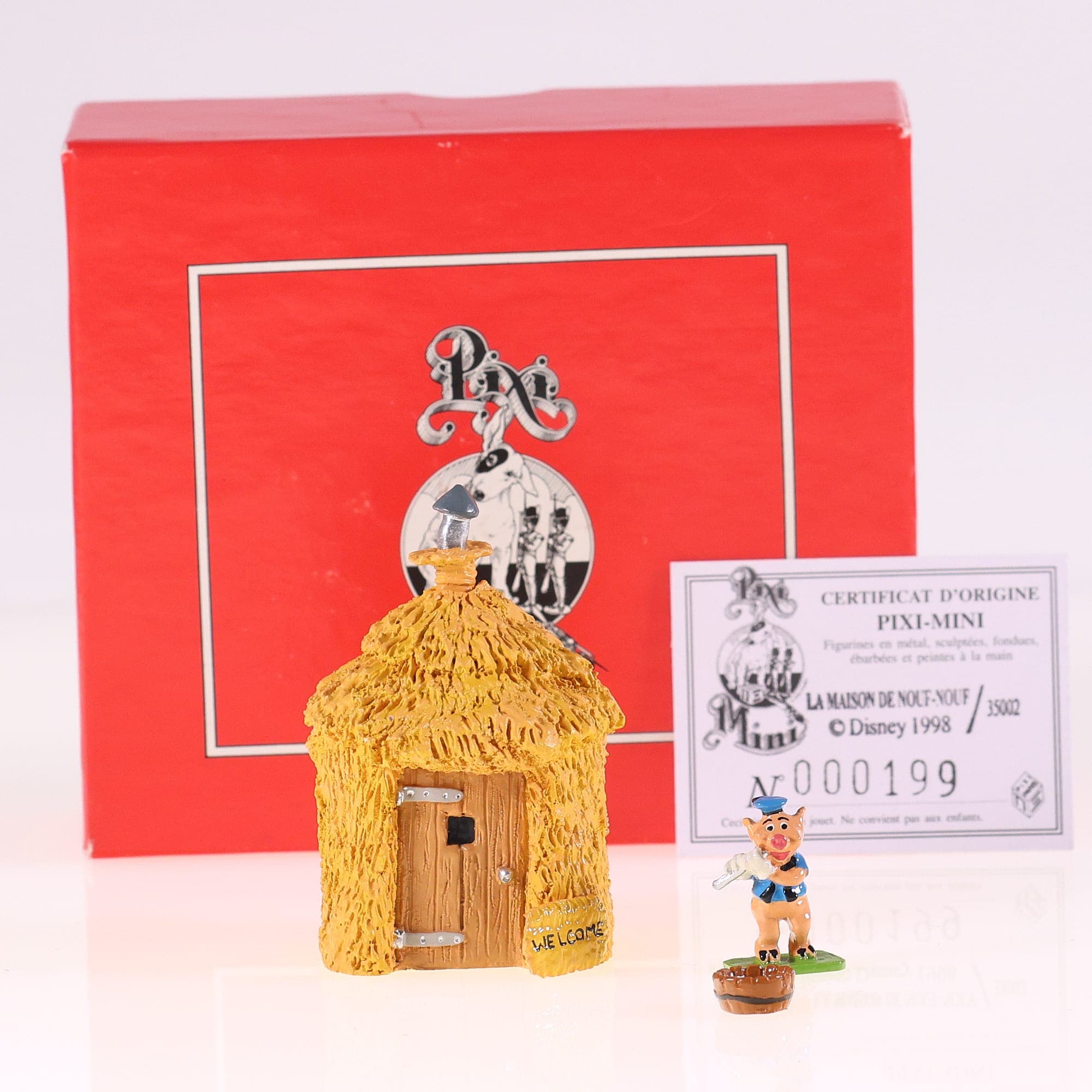 Disney 35002 La Maison de Naf-Naf 1998 neuf avec Nouf-Nouf en plus