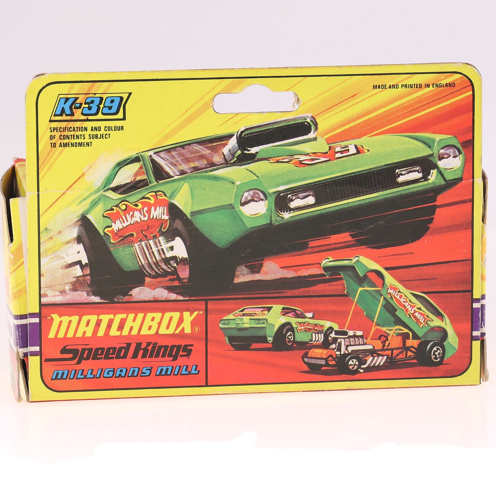 Matchbox K-39 Milligans Mill Speed King Vert avec boîte — miniature 5
