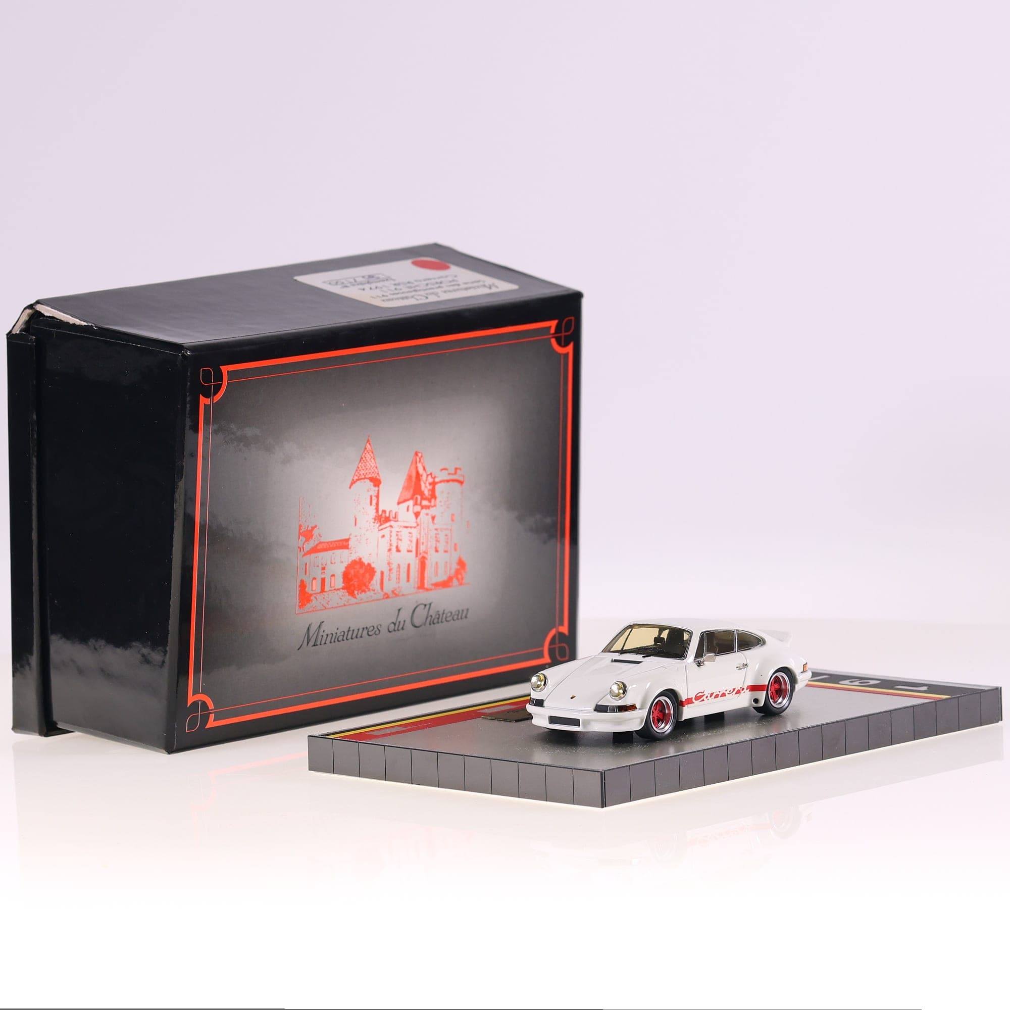 Miniatures du Château Heco Porsche Porsche 911 Carrera RS 1974 1/43 Blanc avec b — photo 1