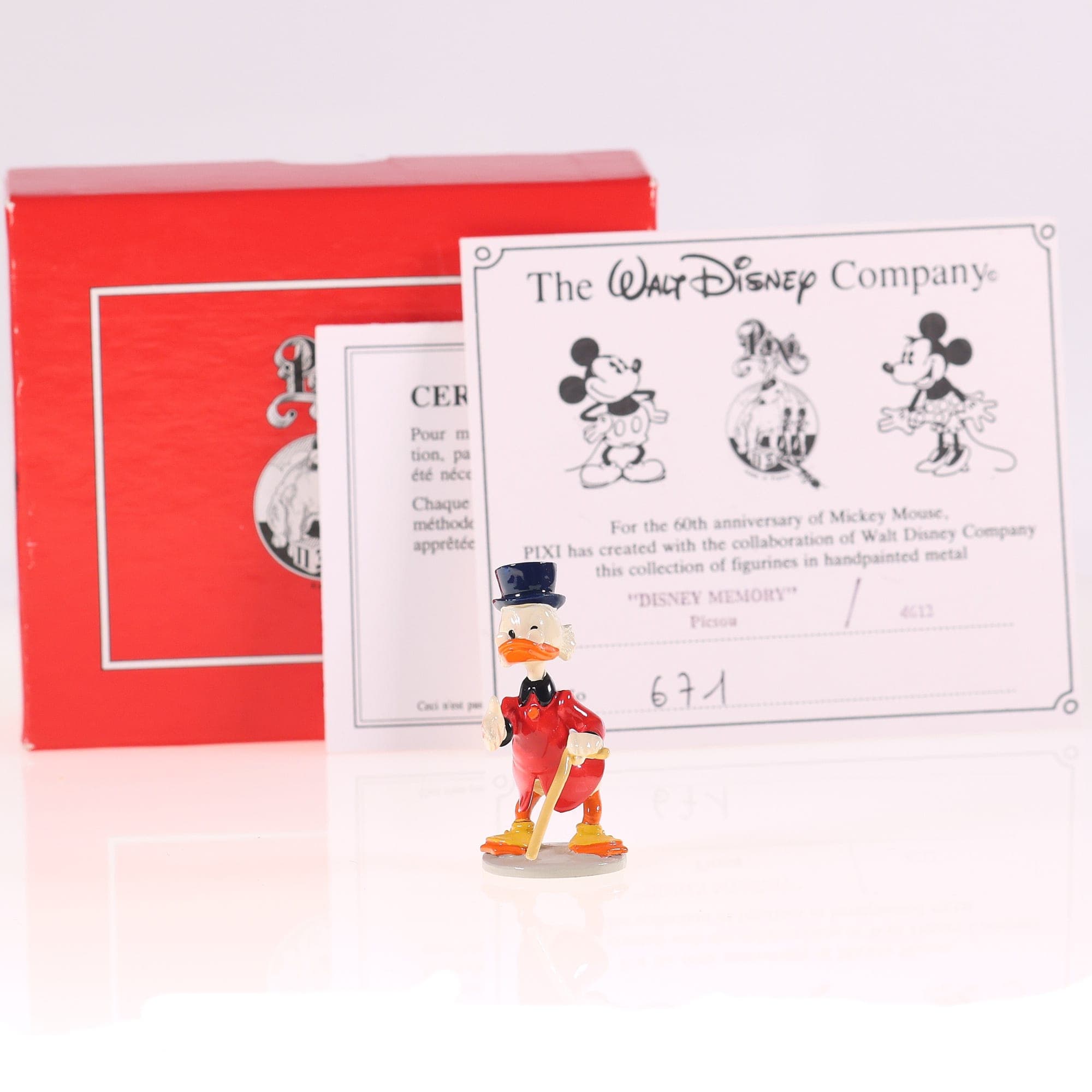 PIXI 4612 Picsou Disney Memory 5 cm neuf en boite de 1989 — photo 1