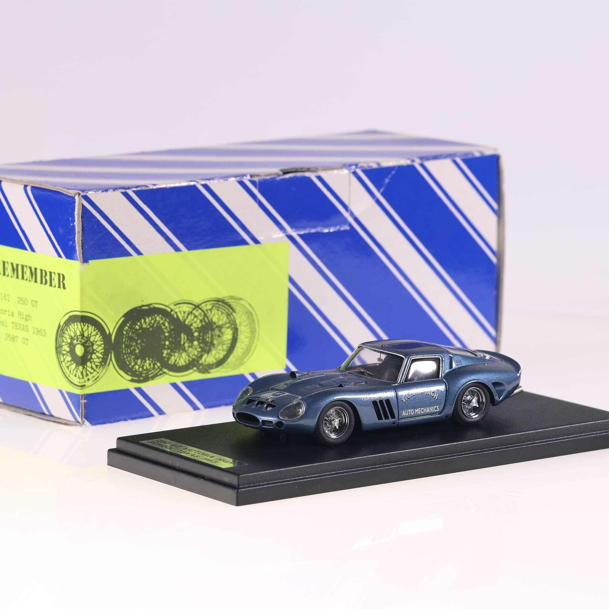 Remember REM161 Ferrari 250 GTO Victoria High Auto Mechanics  1/43 bleu métallis — photo 1