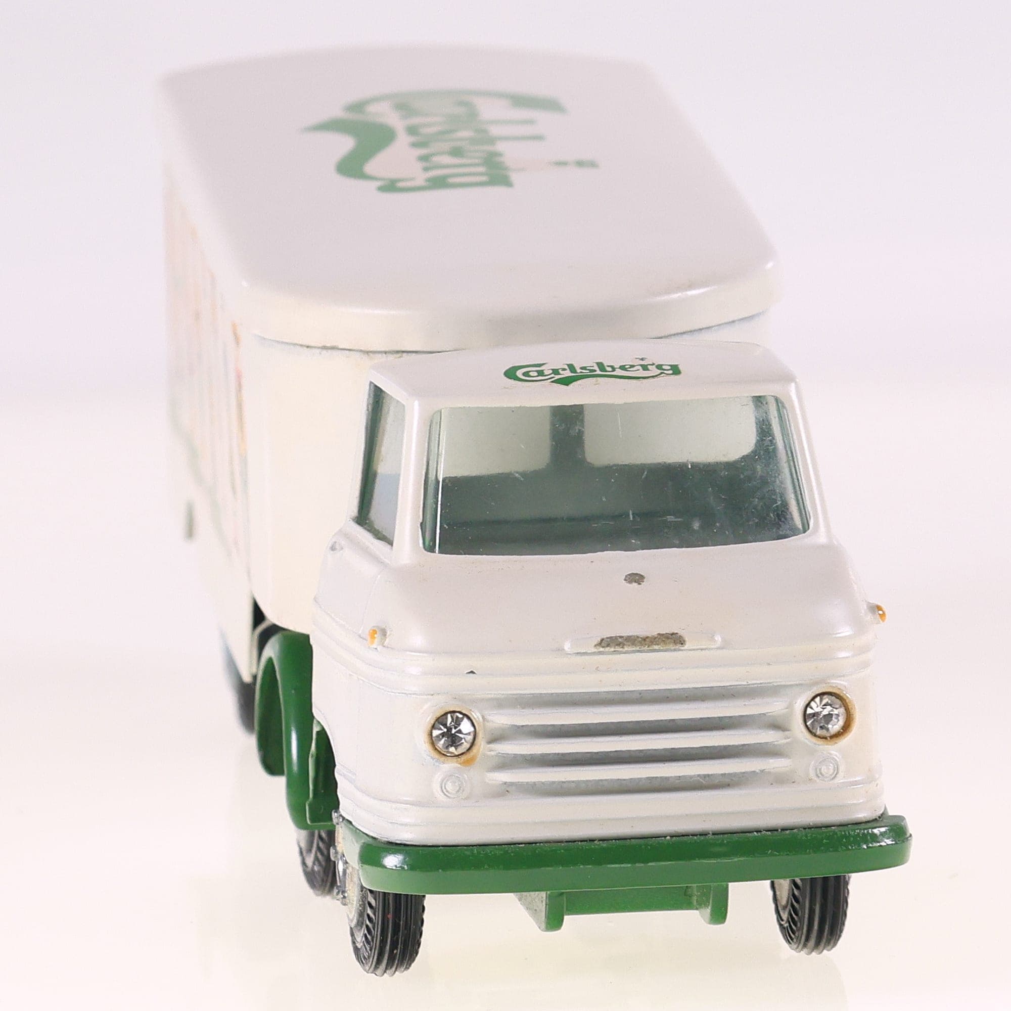 Tekno D458 Volvo Camion Carlsberg Transport 1/50 blanc et vert état A en boîte — miniature 12